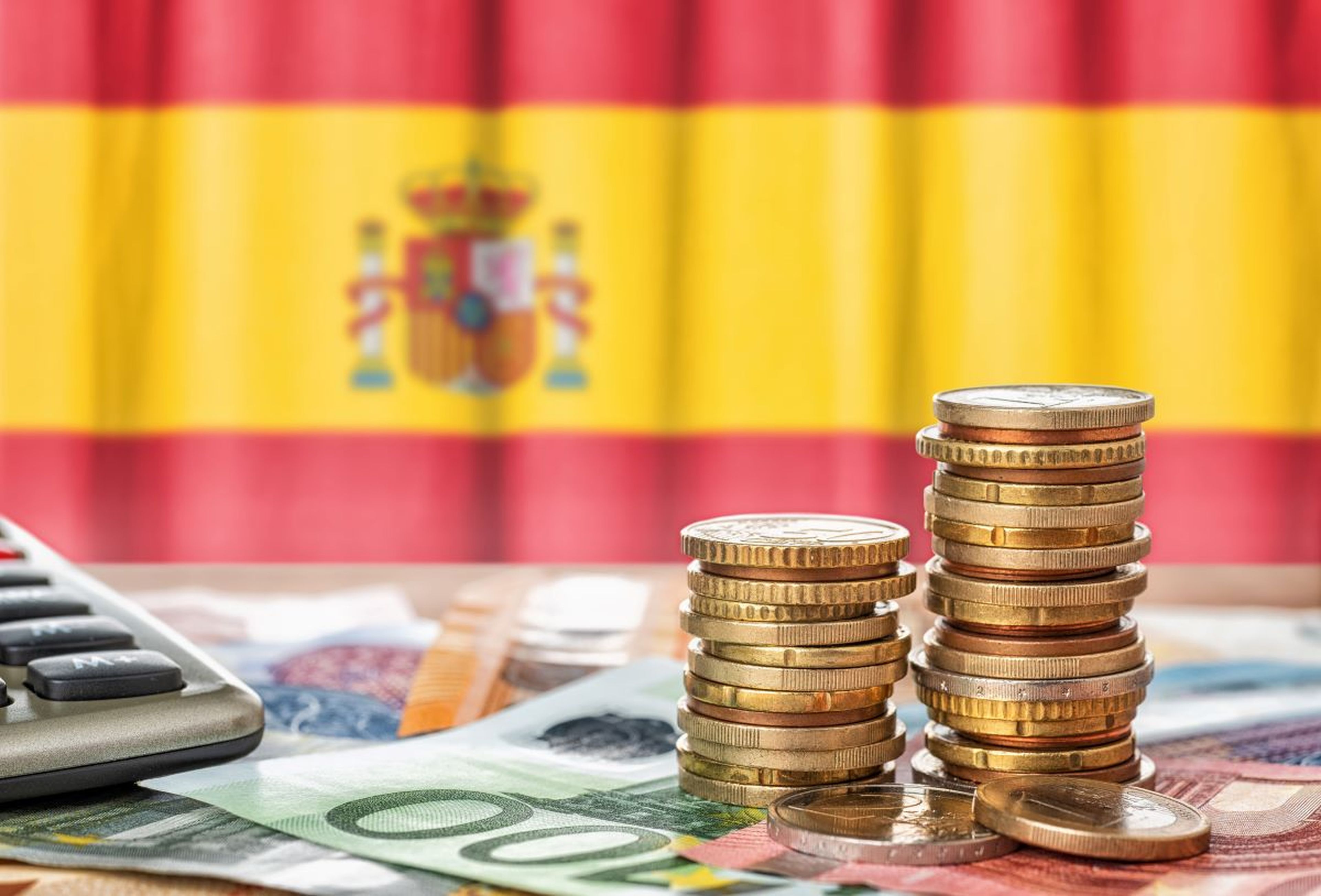 Deuda española sobre el PIB creciente