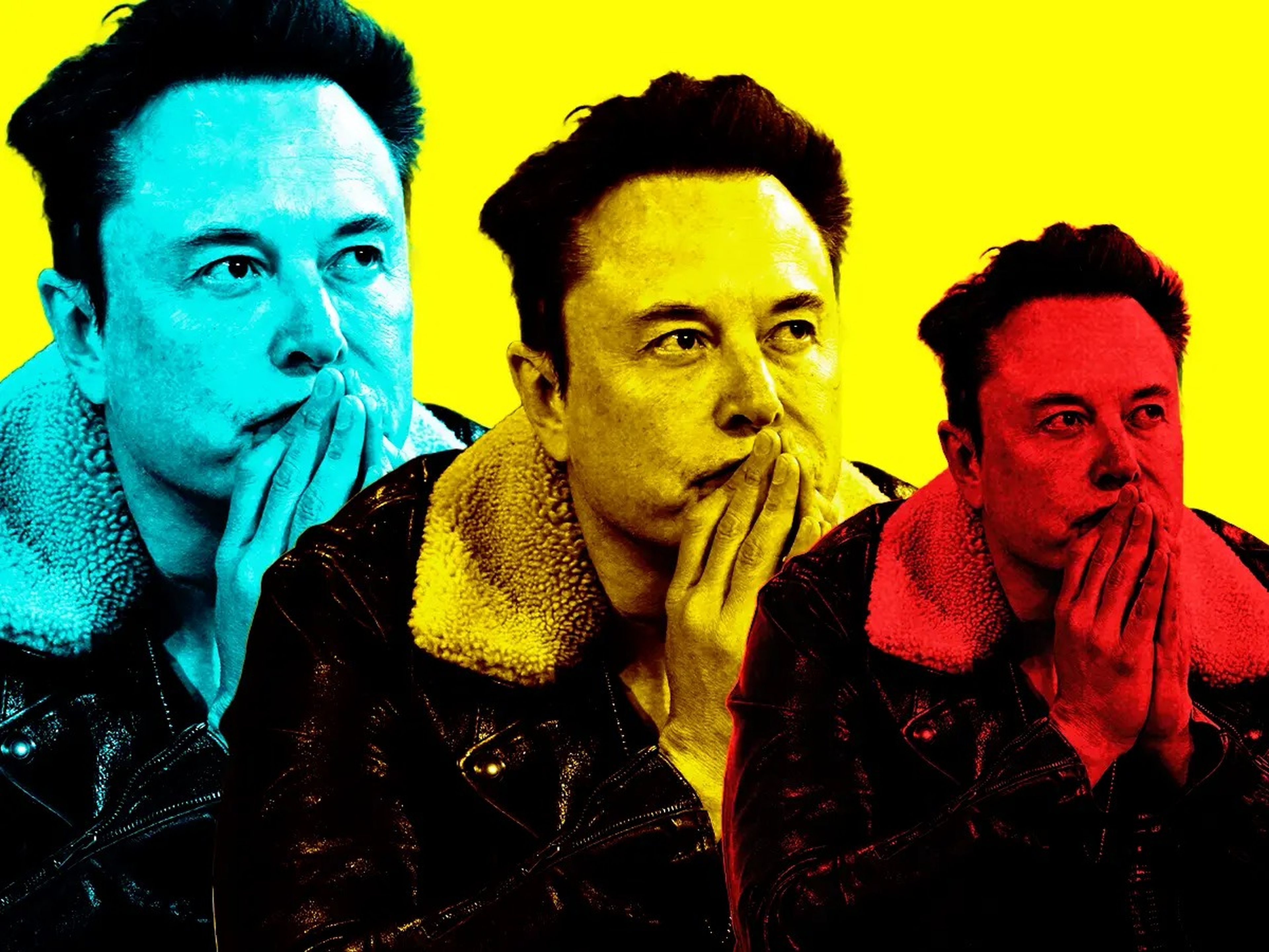 Elon Musk se pone colorado.