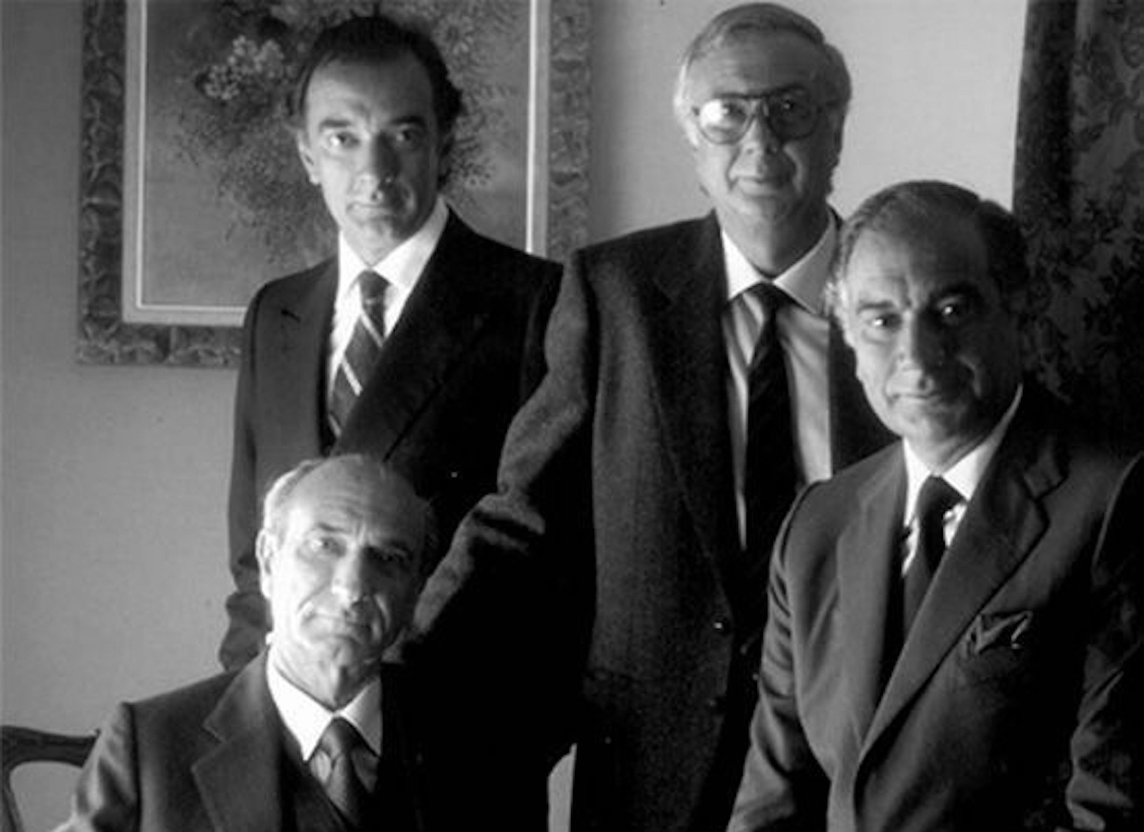 En imagen, Antonio, Mariano, José María y Enrique Puig Planas, la segunda generación familiar de Puig.
