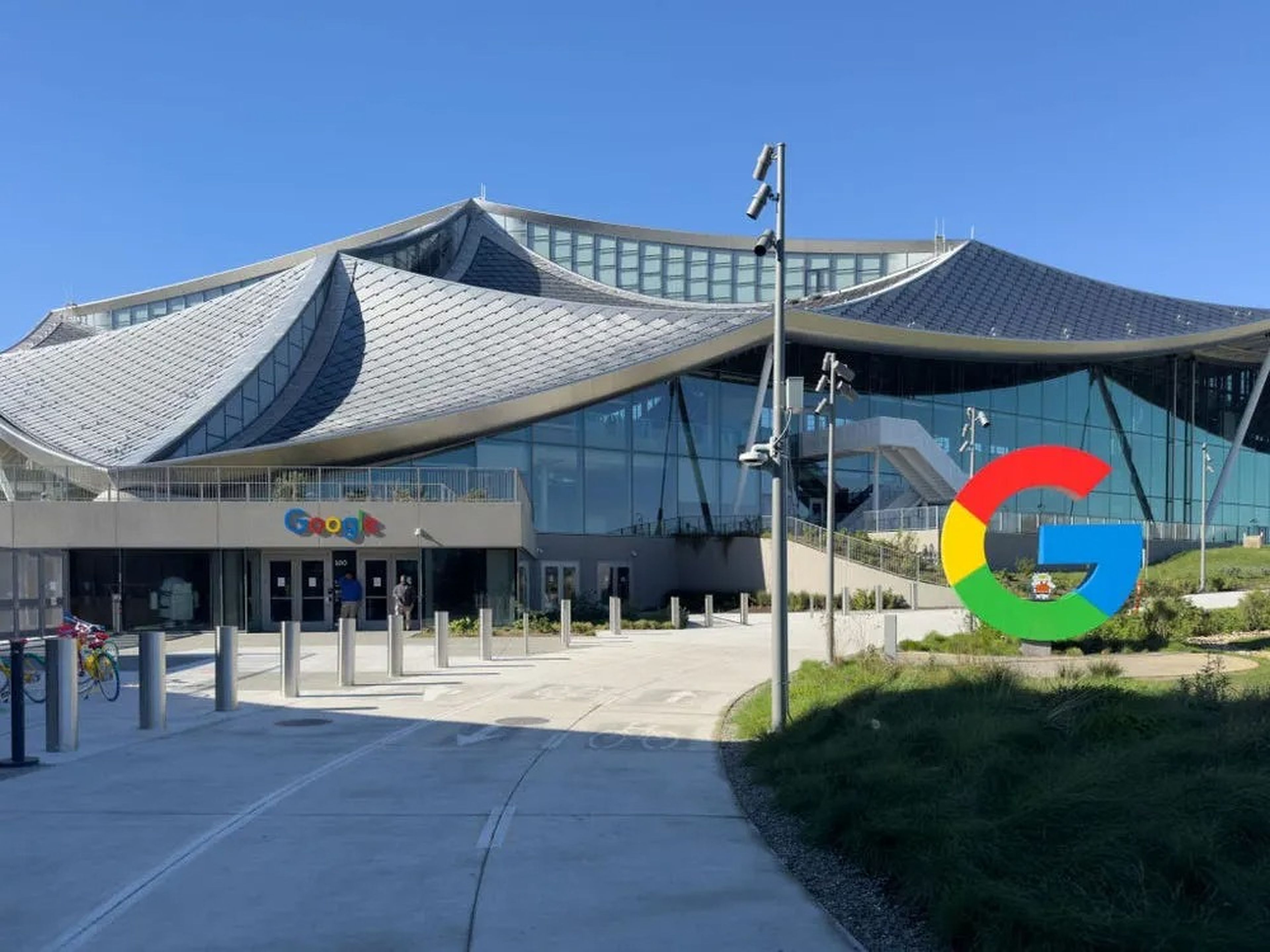 Vista del exterior de una de las sedes de Google.