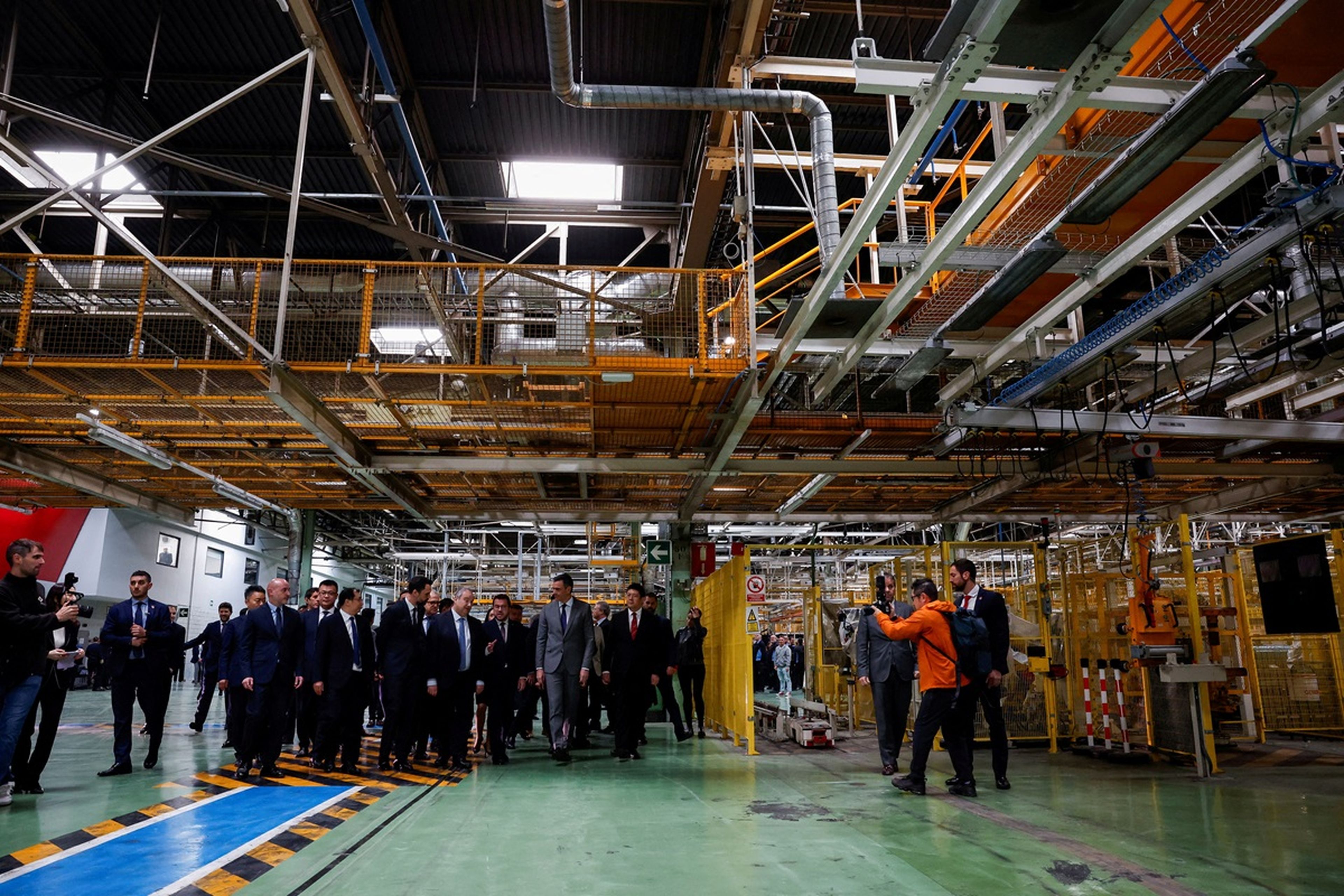 La inauguración de la fábrica de Chery en Barcelona.