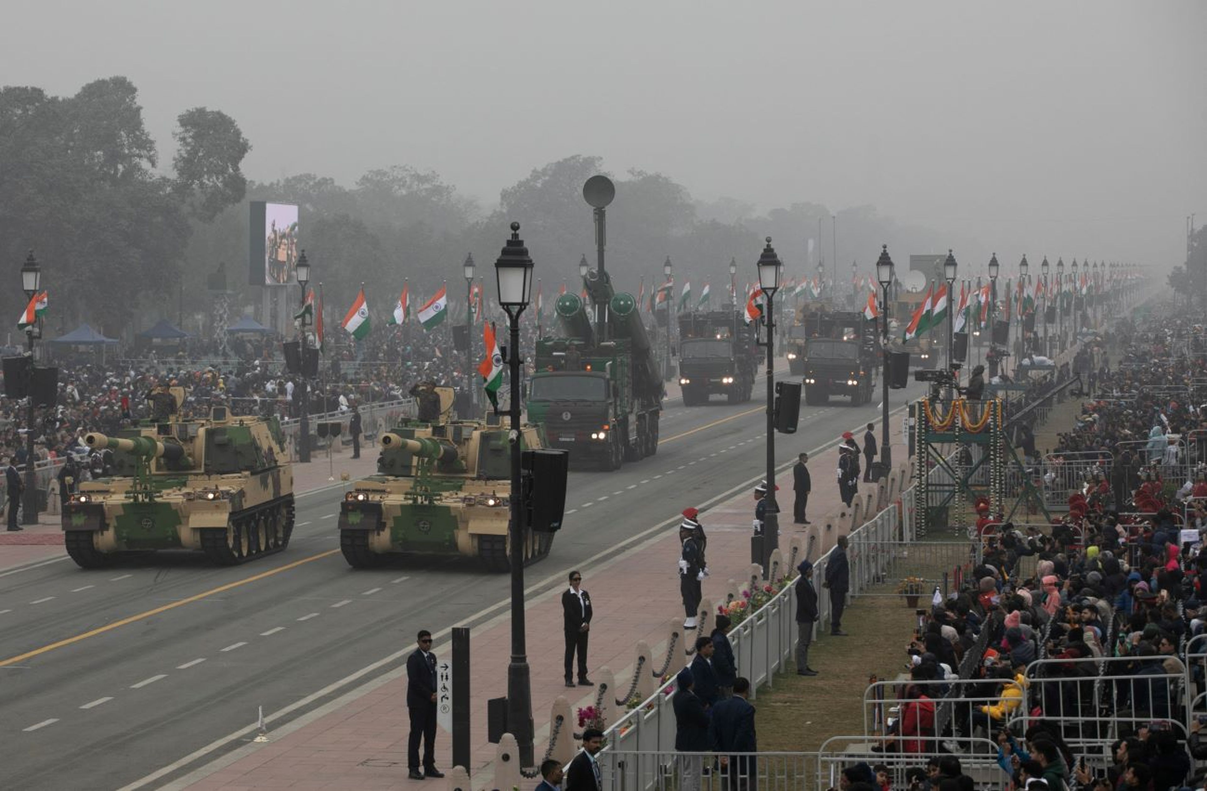 India, Día de la República, ejército
