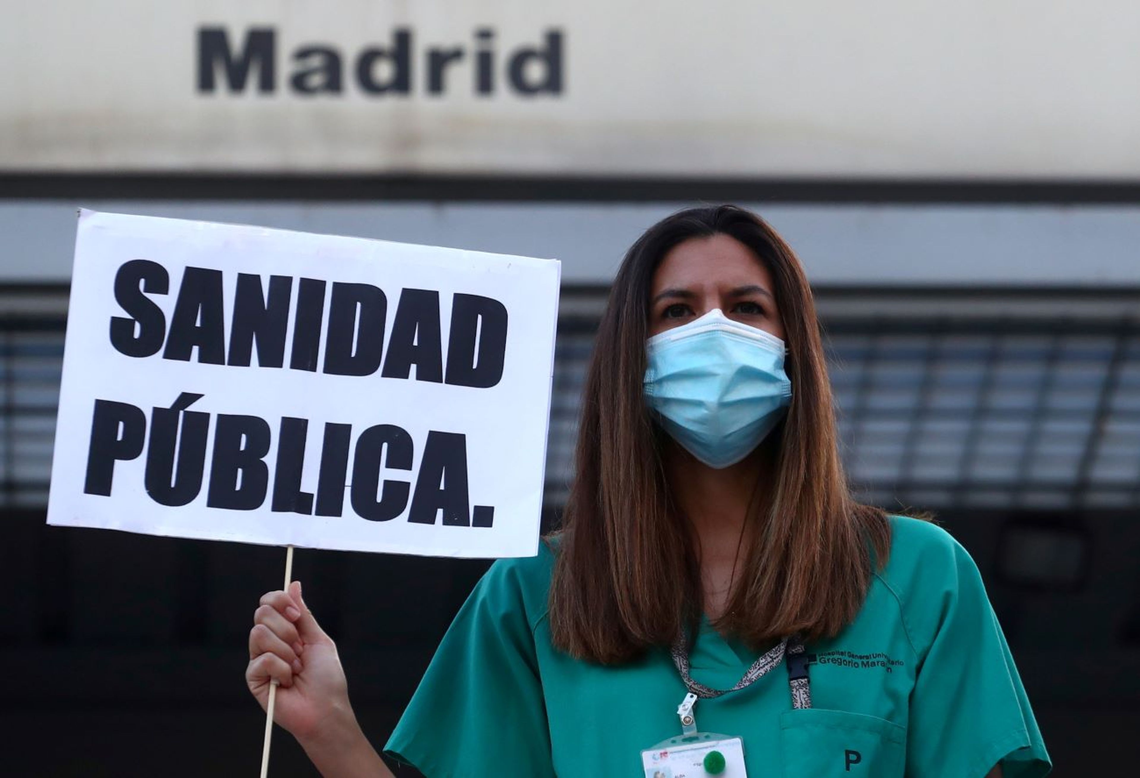 Médica, Sanidad Pública, Madrid, protesta