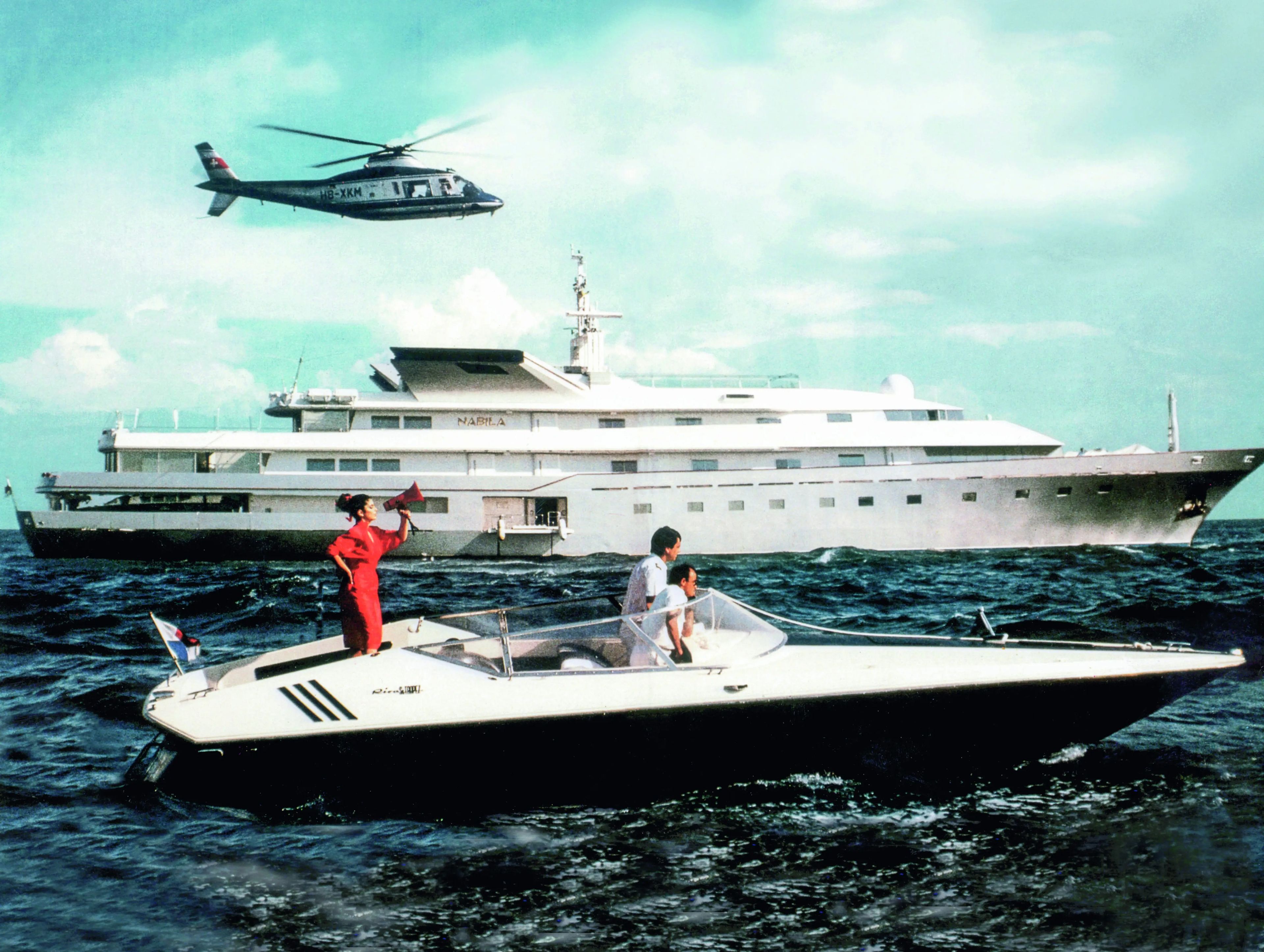 El yate Nabila, inaugurado en 1980, fue símbolo de una época más opulenta de la navegación en superyates.
