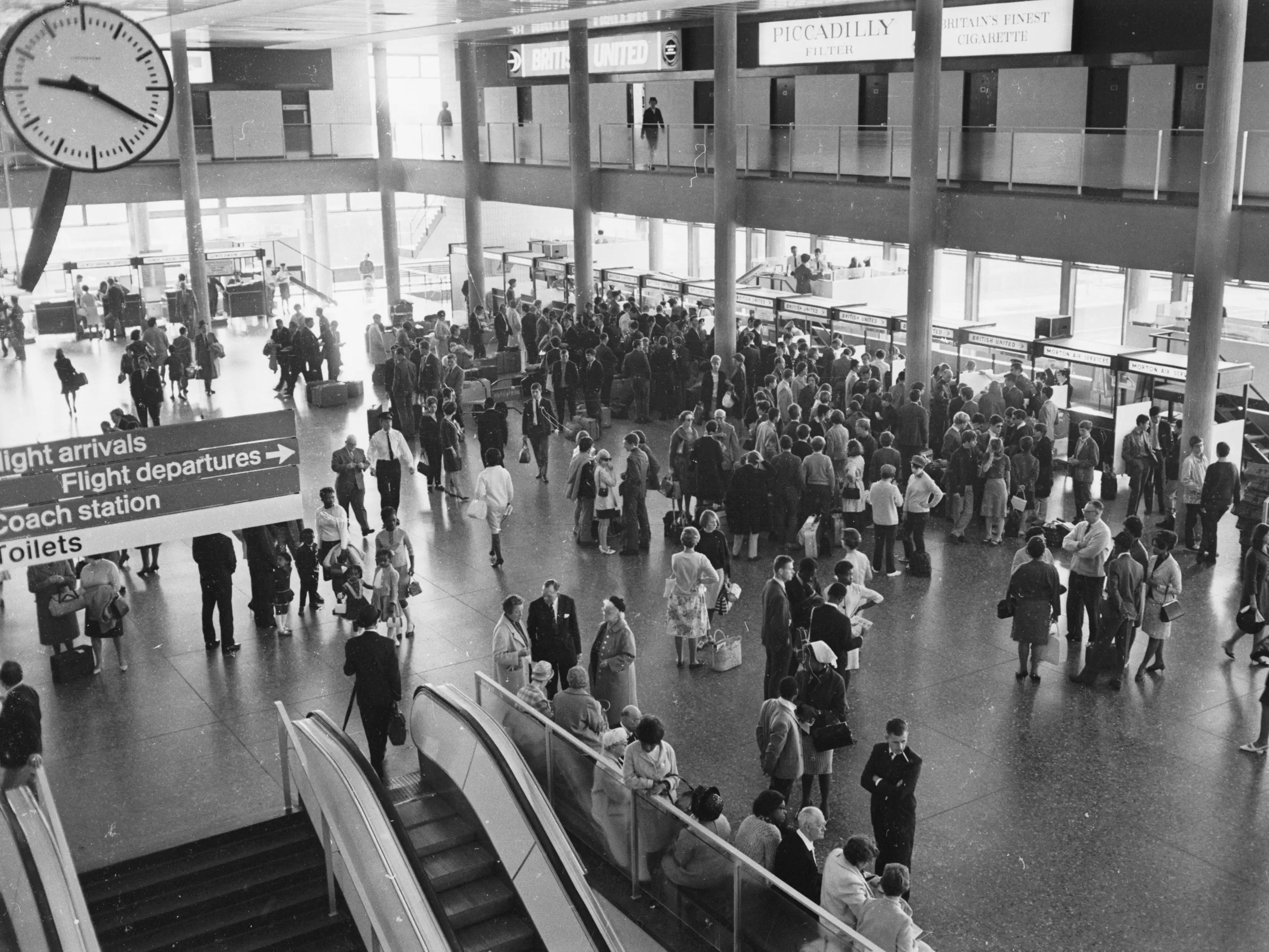 Gatwick Airport in 1966.