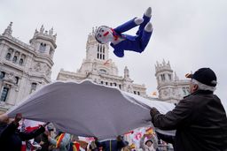 Protesta en Madrid contra Pedro Sánchez.