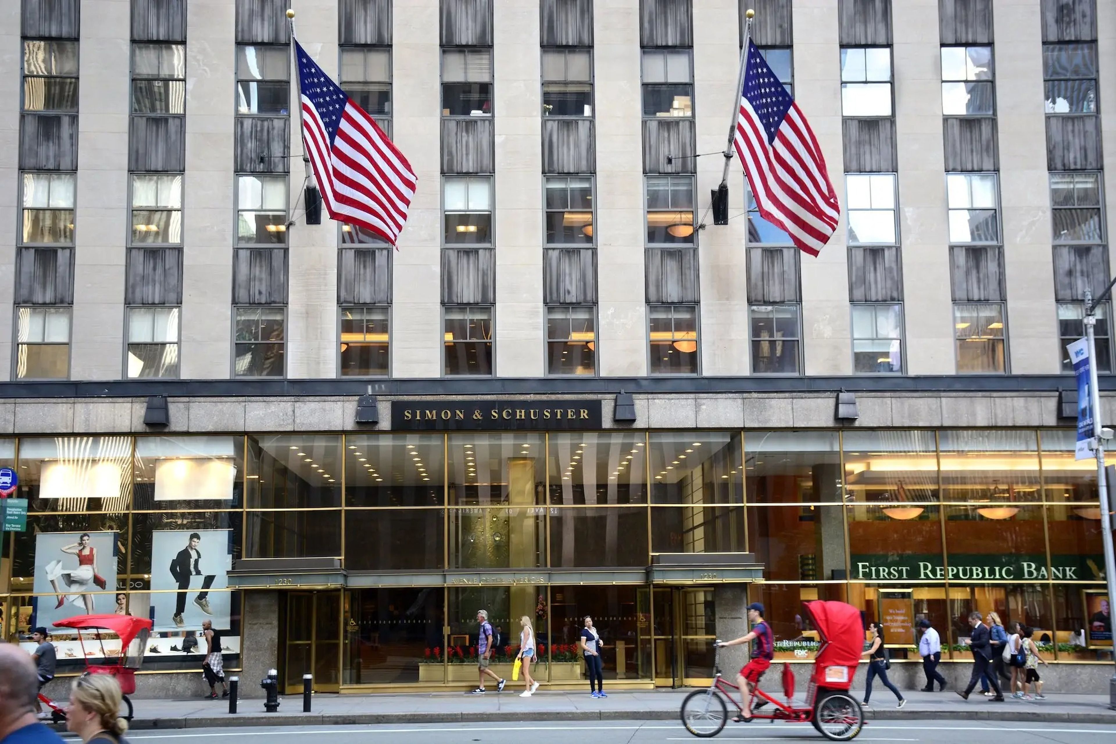 La sede de las oficinas de la editorial Simon & Schuster en Nueva York, Estados Unidos.
