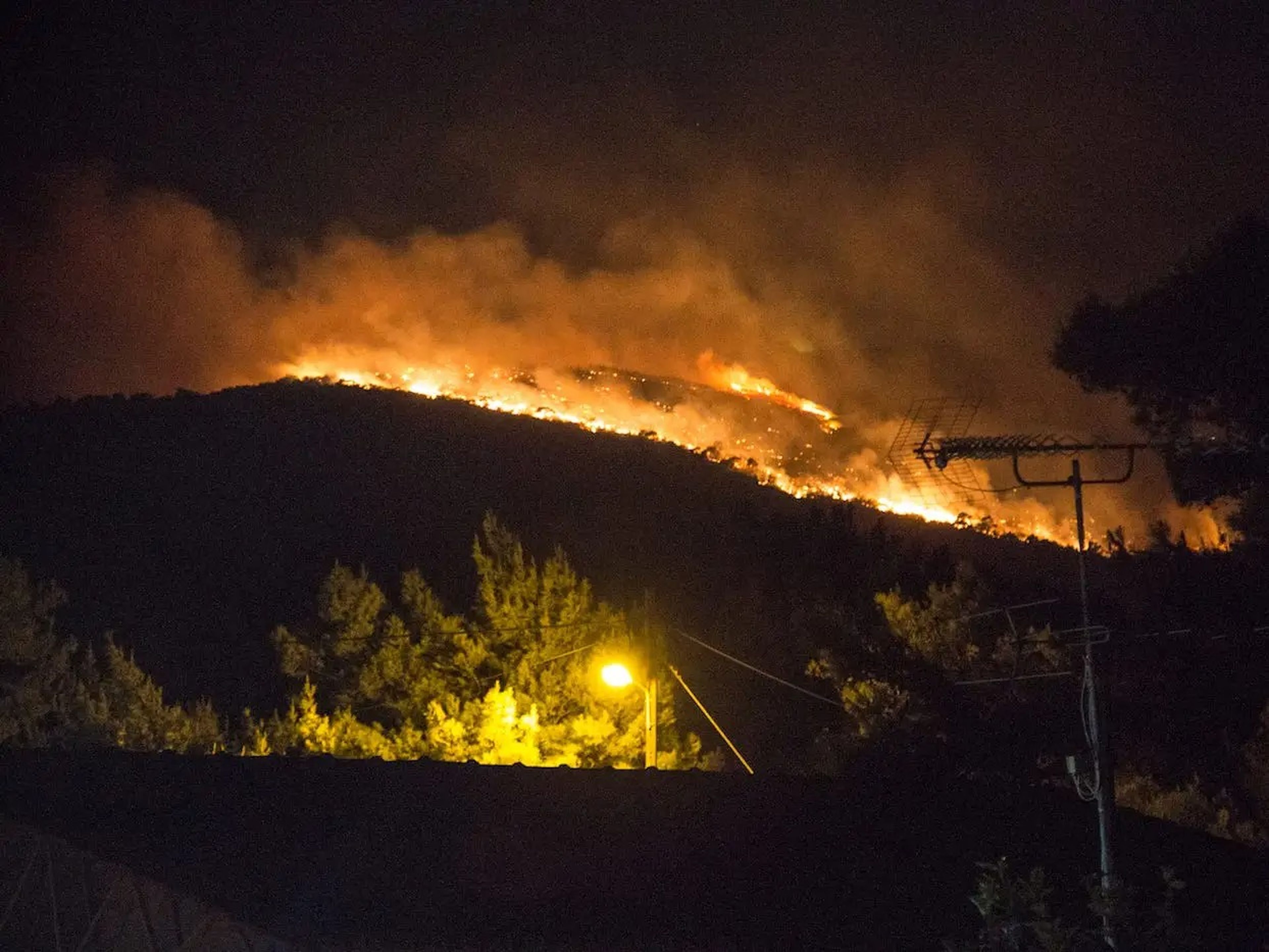 Como en otros lugares del mundo, en Grecia han aumentado los incendios forestales. 