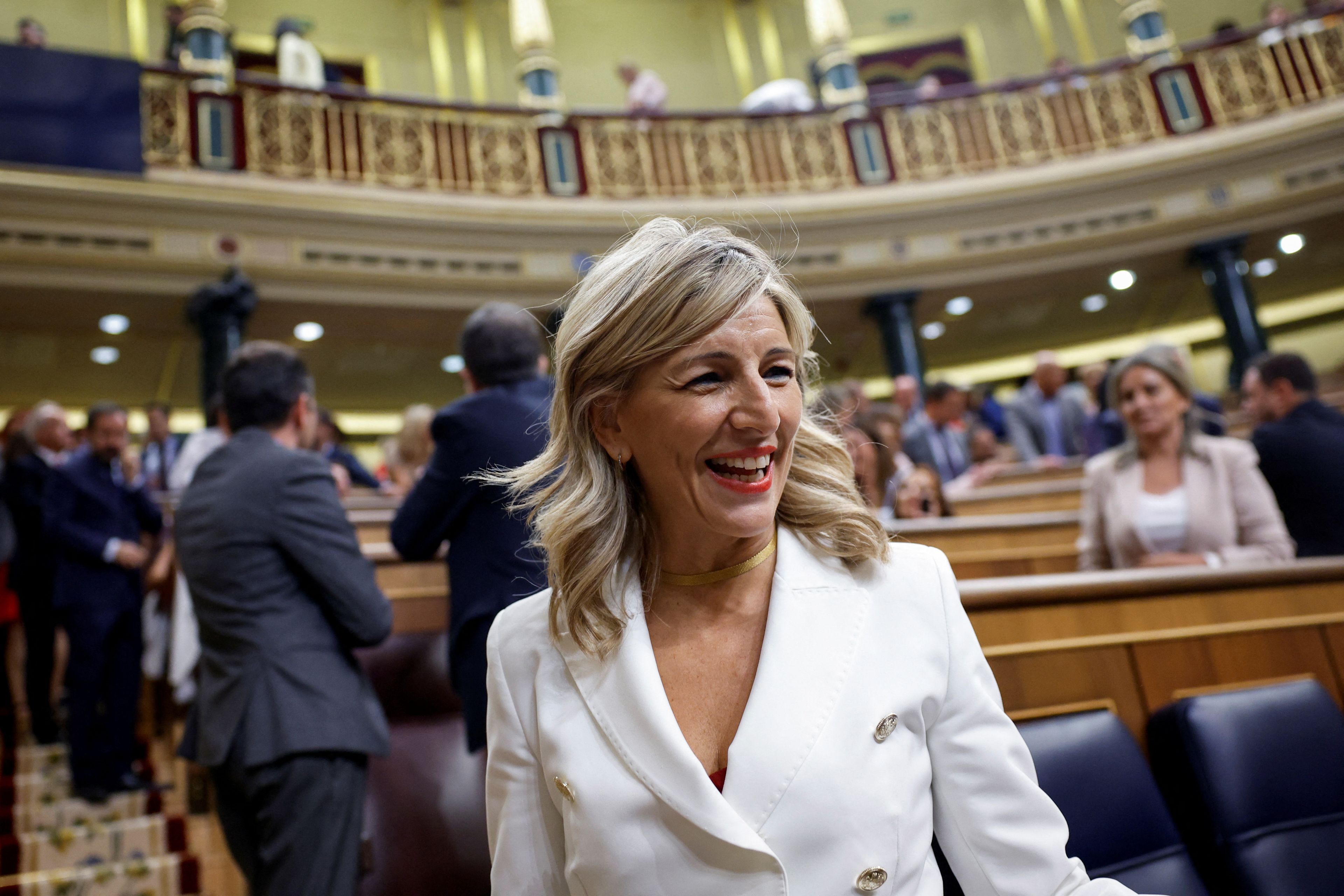 Yolanda Díaz en el Parlamento