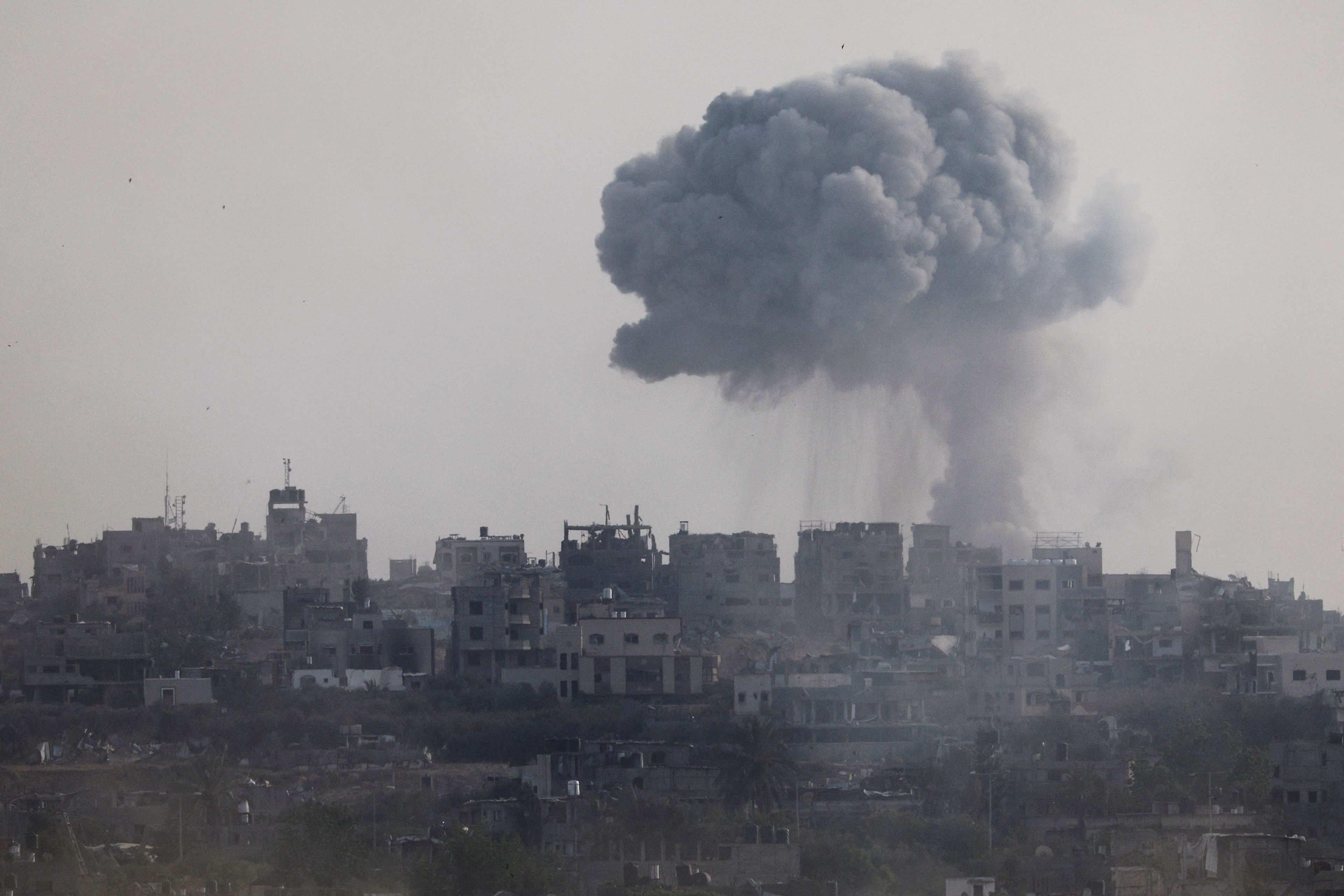 Bombardeo Gaza