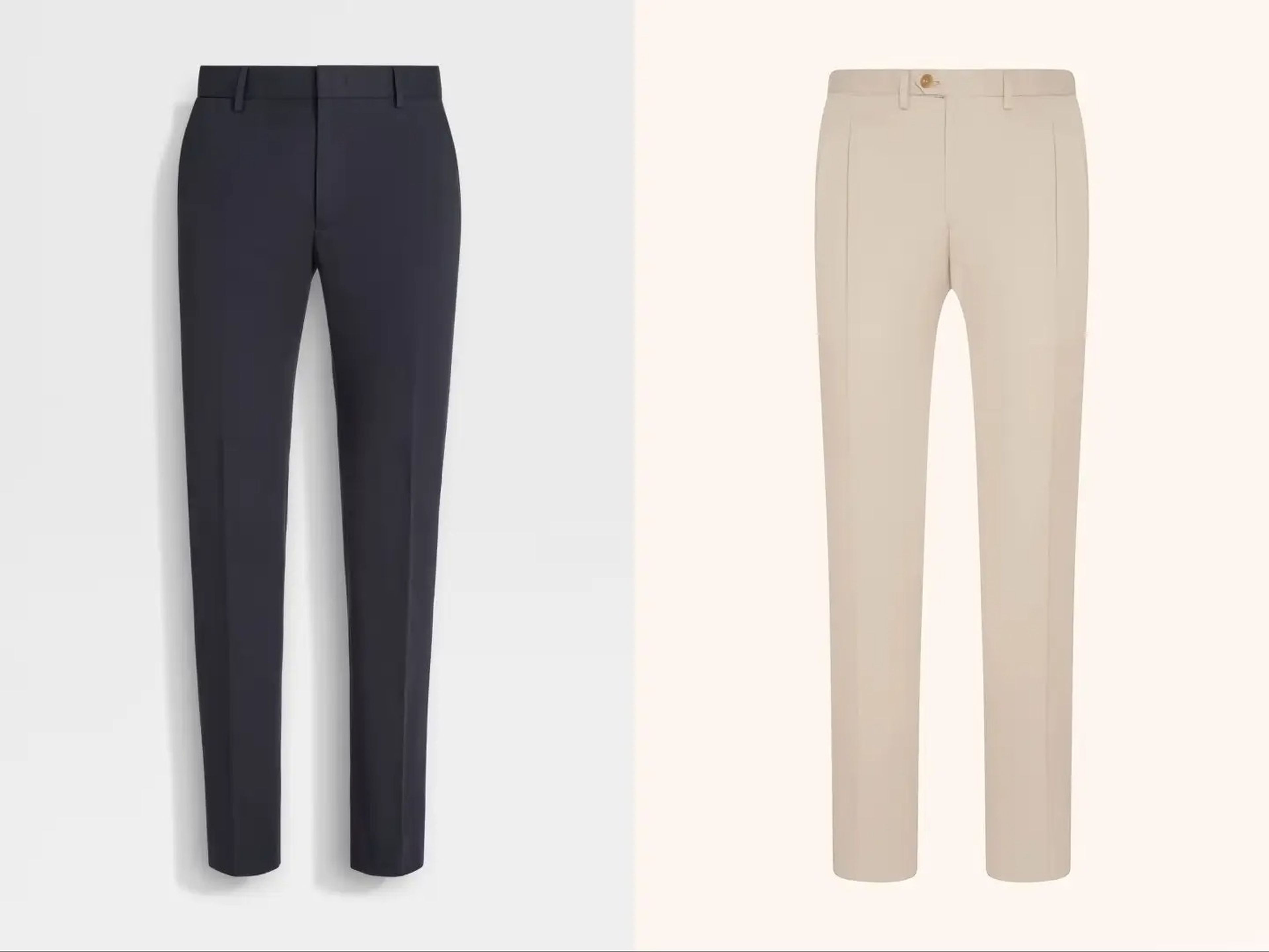 Los pantalones de trabajo de Zegna suelen costar menos de 2.000 dólares. Los pantalones Kiton son otra opción.