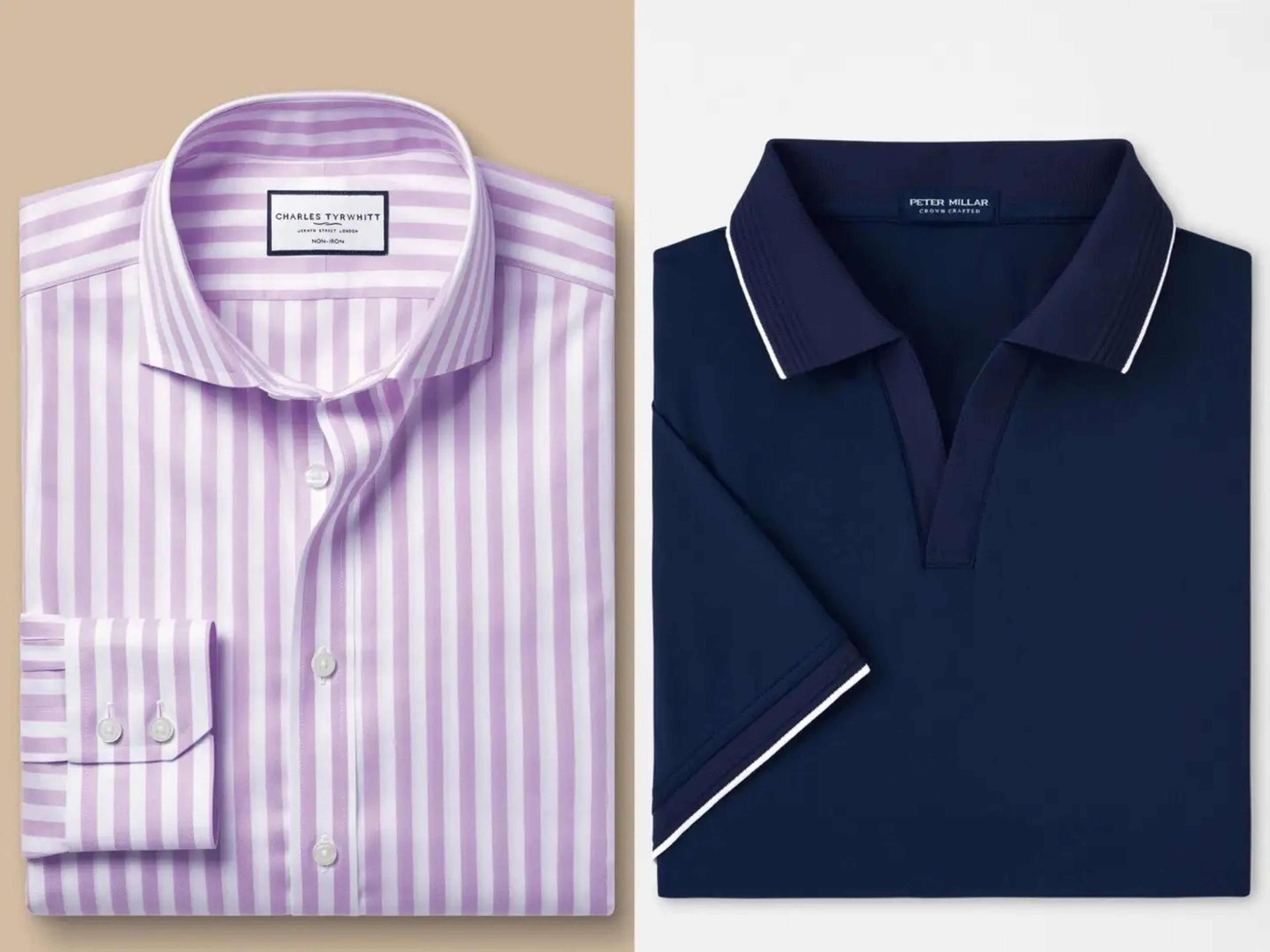 Un asesor de estilo dice que las camisas Charles Tyrwhitt son un buen "kit de iniciación". Peter Millar es el encuentro perfecto entre lujo y ropa deportiva.