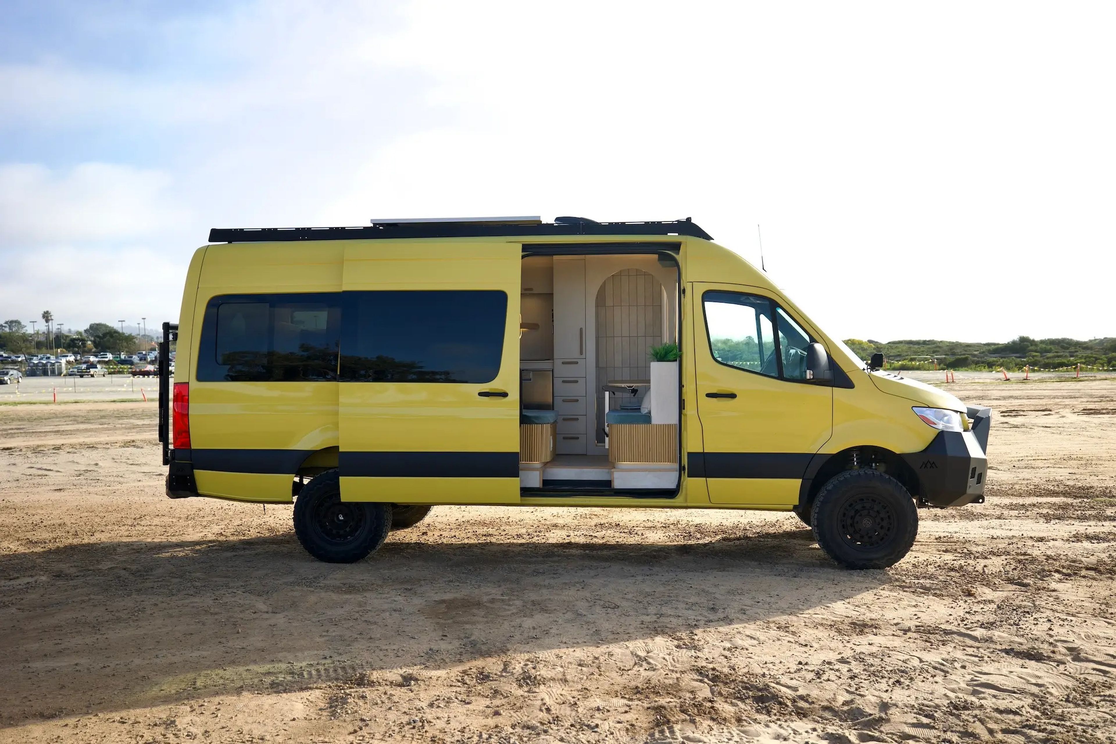 El exterior del Mercedes Sprinter 2022.