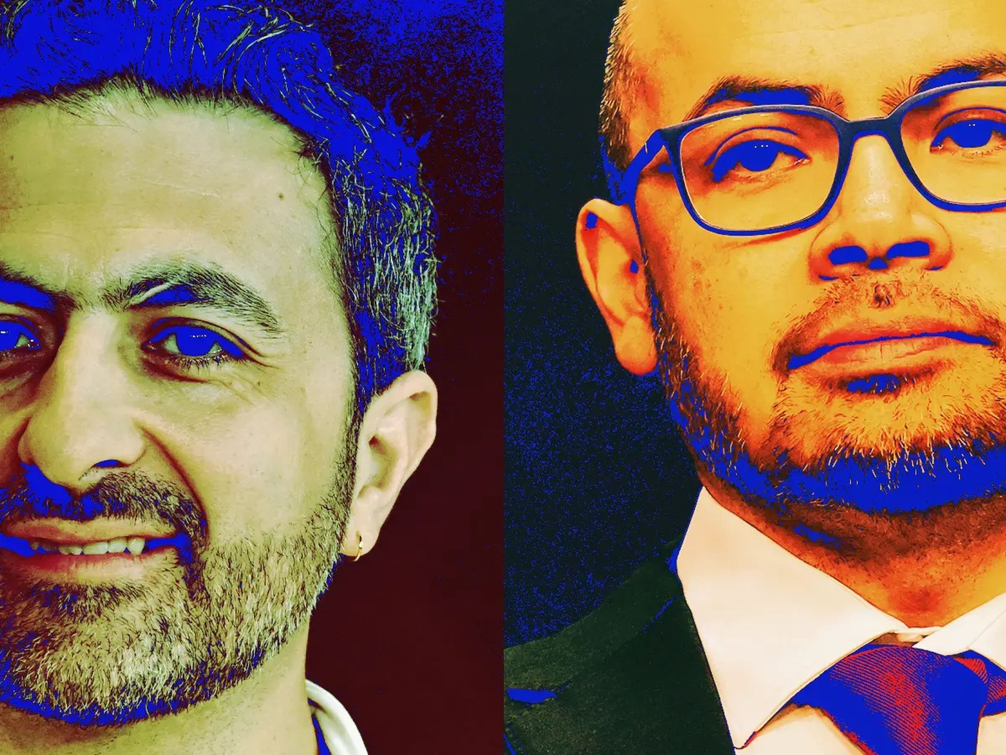 Mustafa Suleyman (izquierda), director ejecutivo de Microsoft AI, y Demis Hassabis, CEO de Google DeepMind.