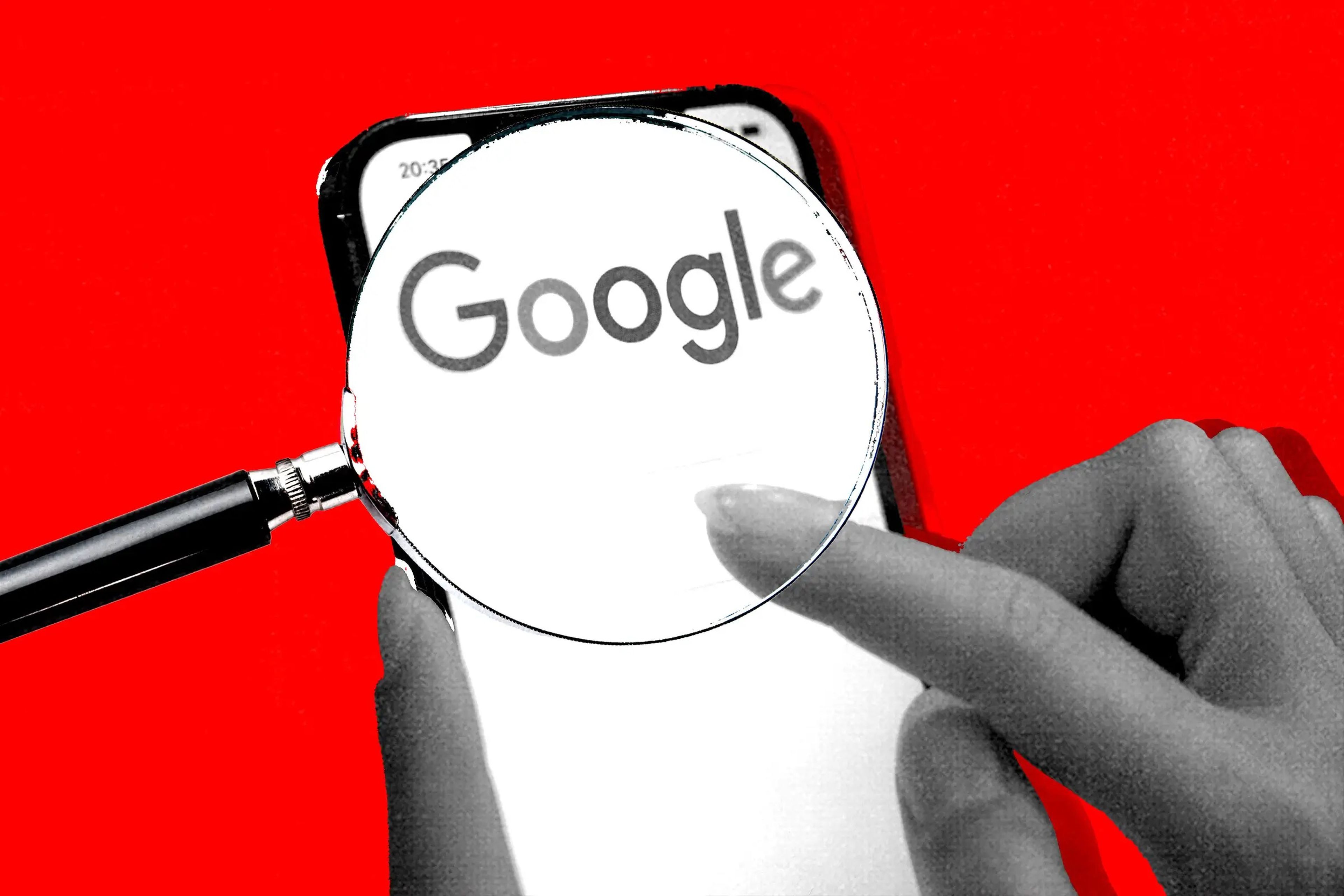 Una ilustración con el logo de Google.
