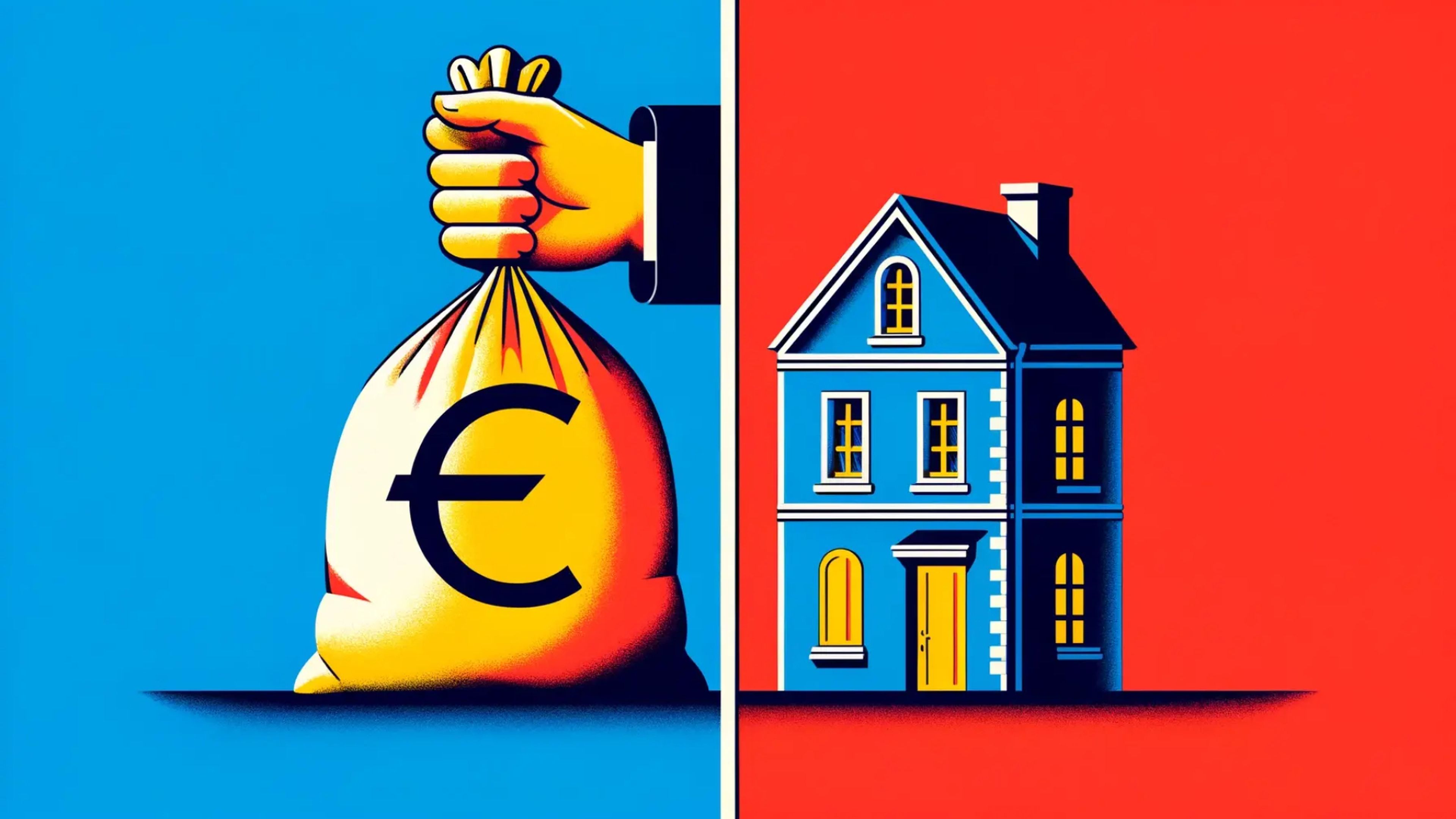 Ilustración sobre la rentabilidad de invertir en vivienda para alquilar