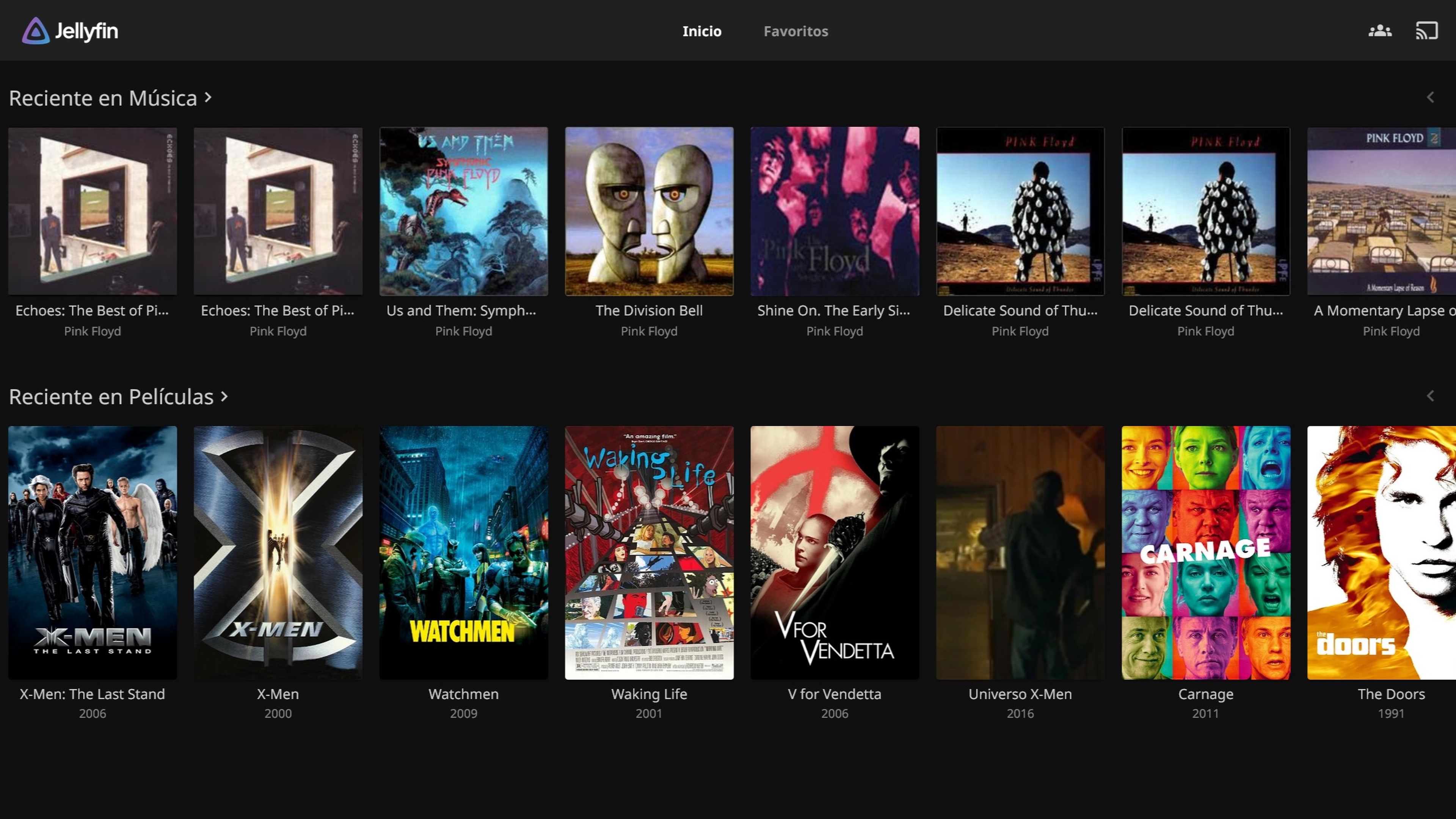 Jellyfin Netflix casero gratis música películas series