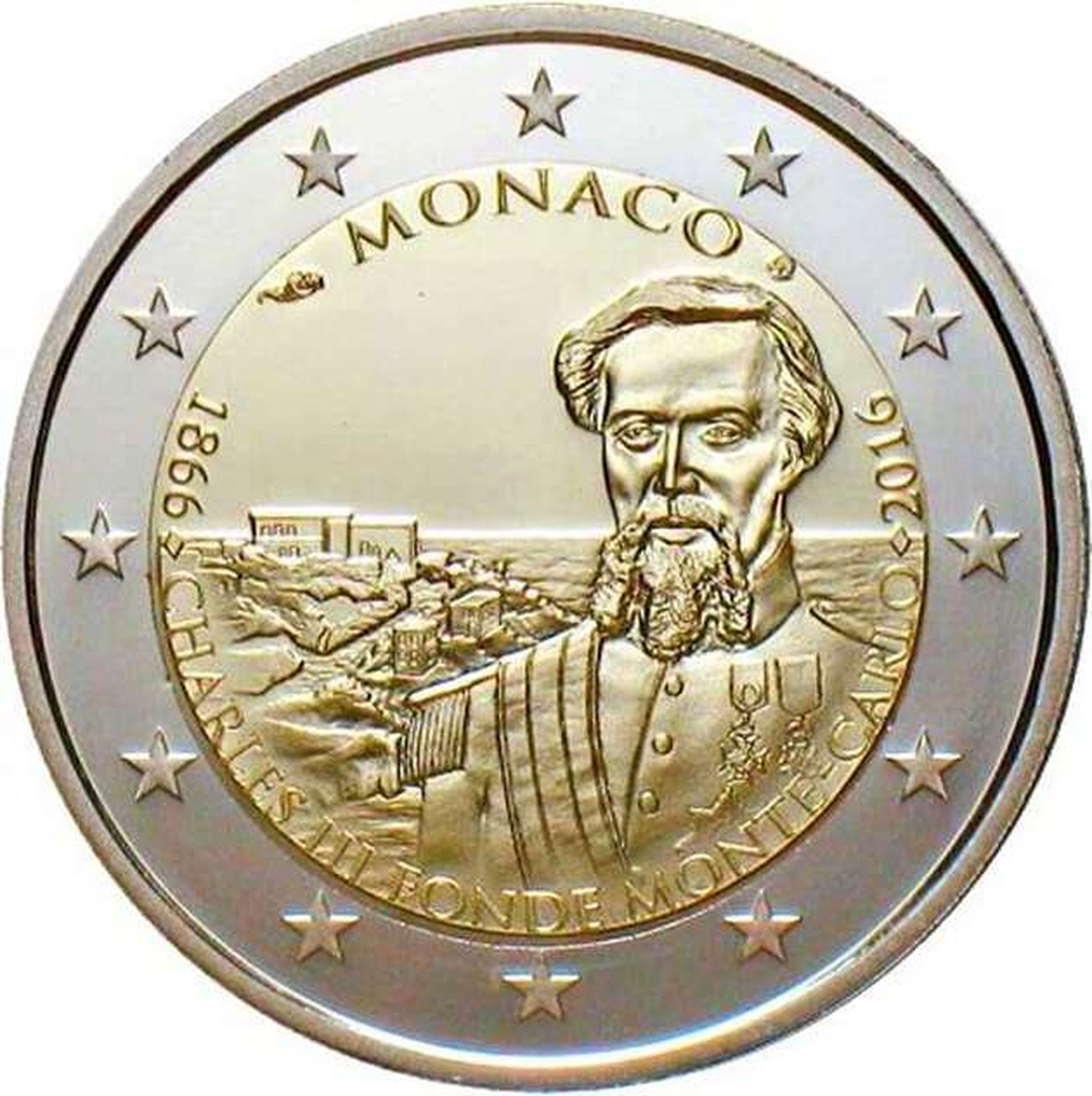 Moneda de 2 euros Mónaco 2016, Aniversario de Monte Carlo