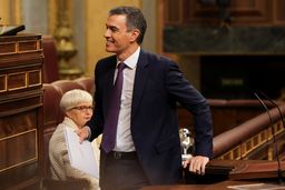 Pedro Sánchez, en el Congreso de los Diputados.