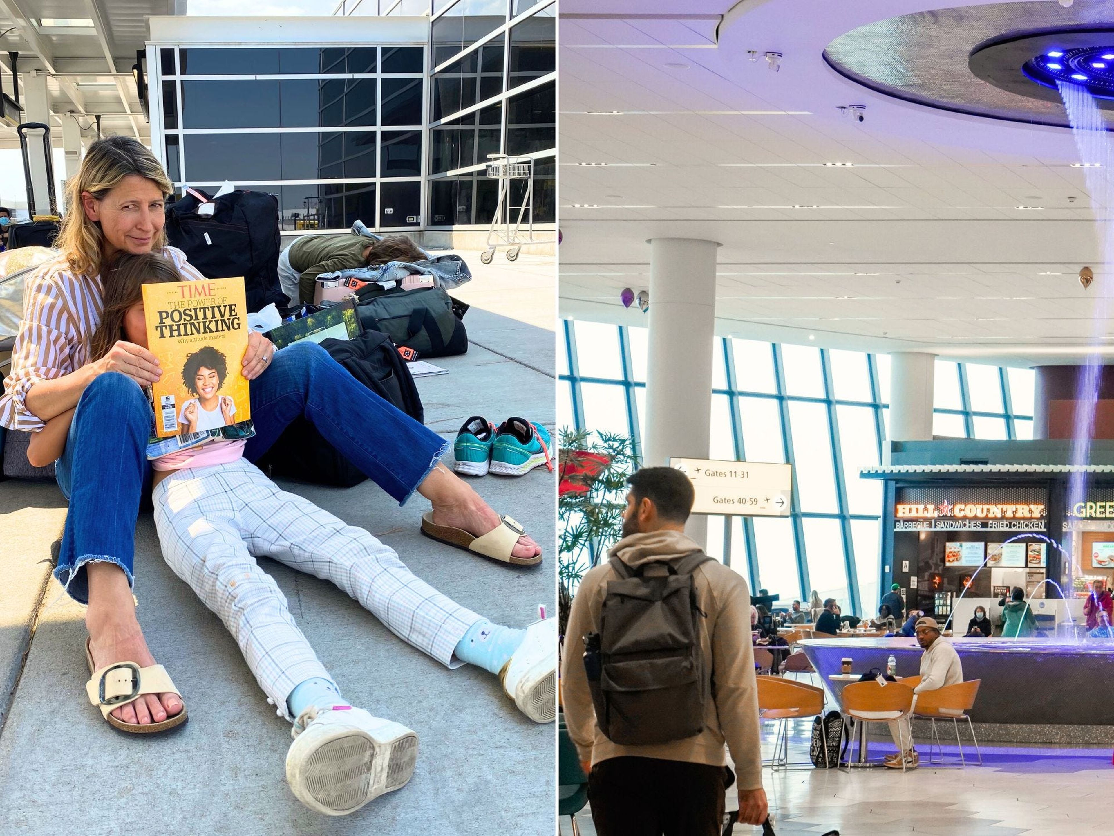 La presentadora Samantha Brown piensa en las terminales de los aeropuertos como si fueran centros comerciales o ciudades para hacerlas más agradables.