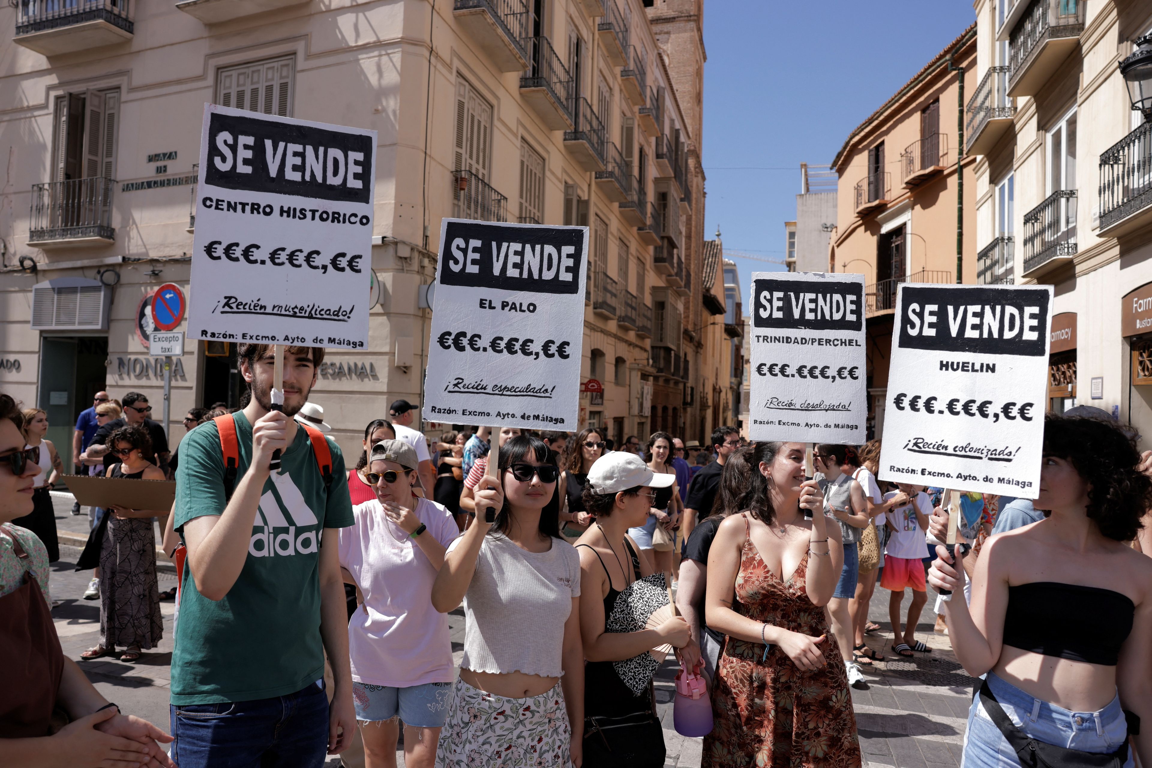 Protesta el 29 de junio en Málaga contra la 'turistificación'.