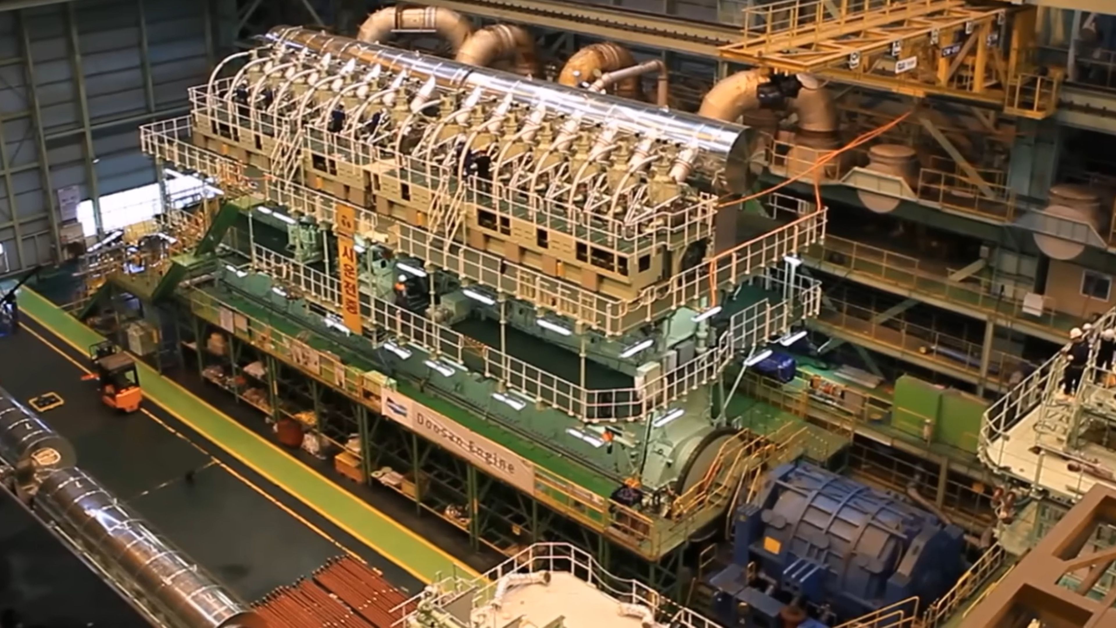Wärtsilä-Sulzer RTA96C, el motor más potente del mundo