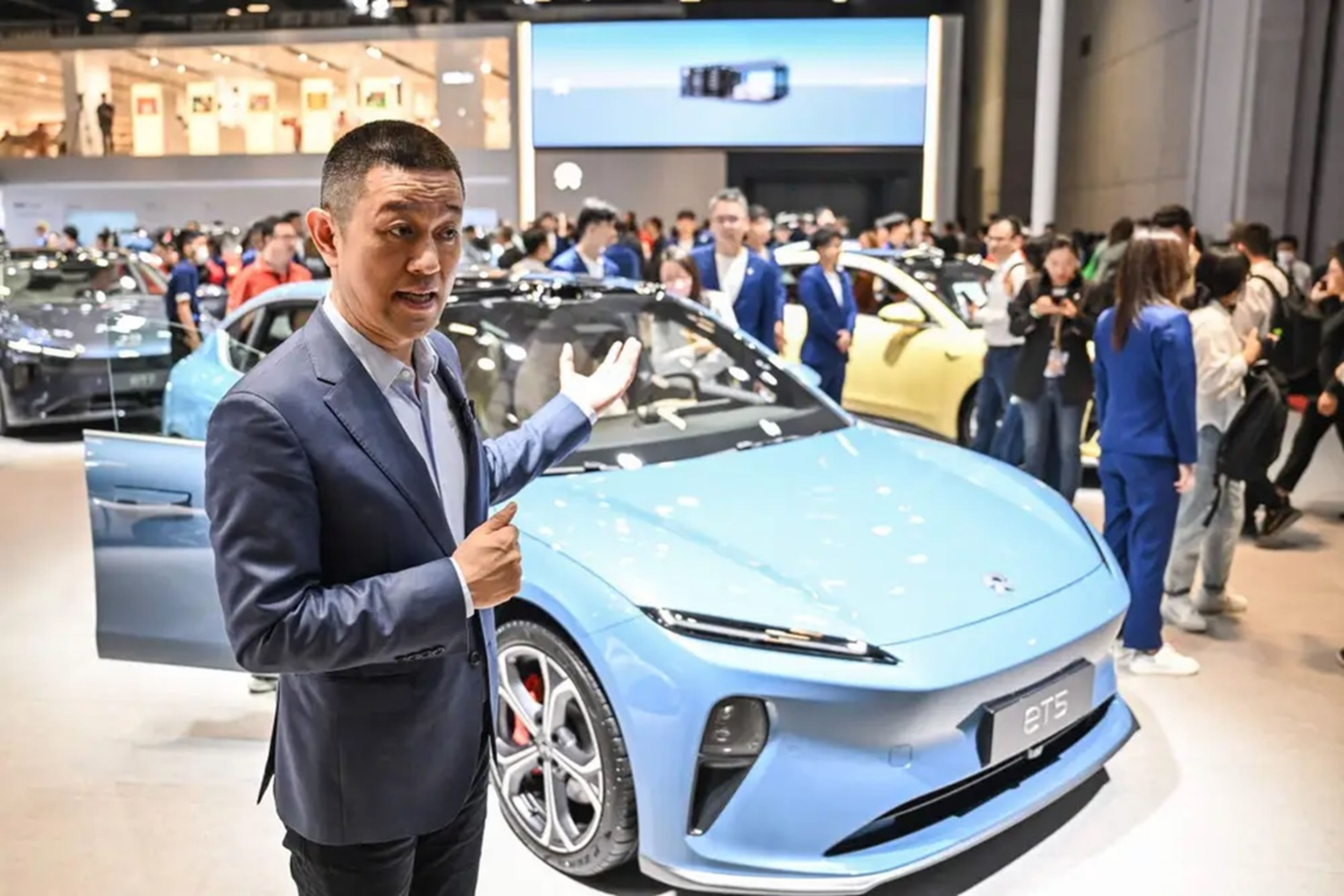 William Li, CEO de la empresa china de coches eléctricos Nio.