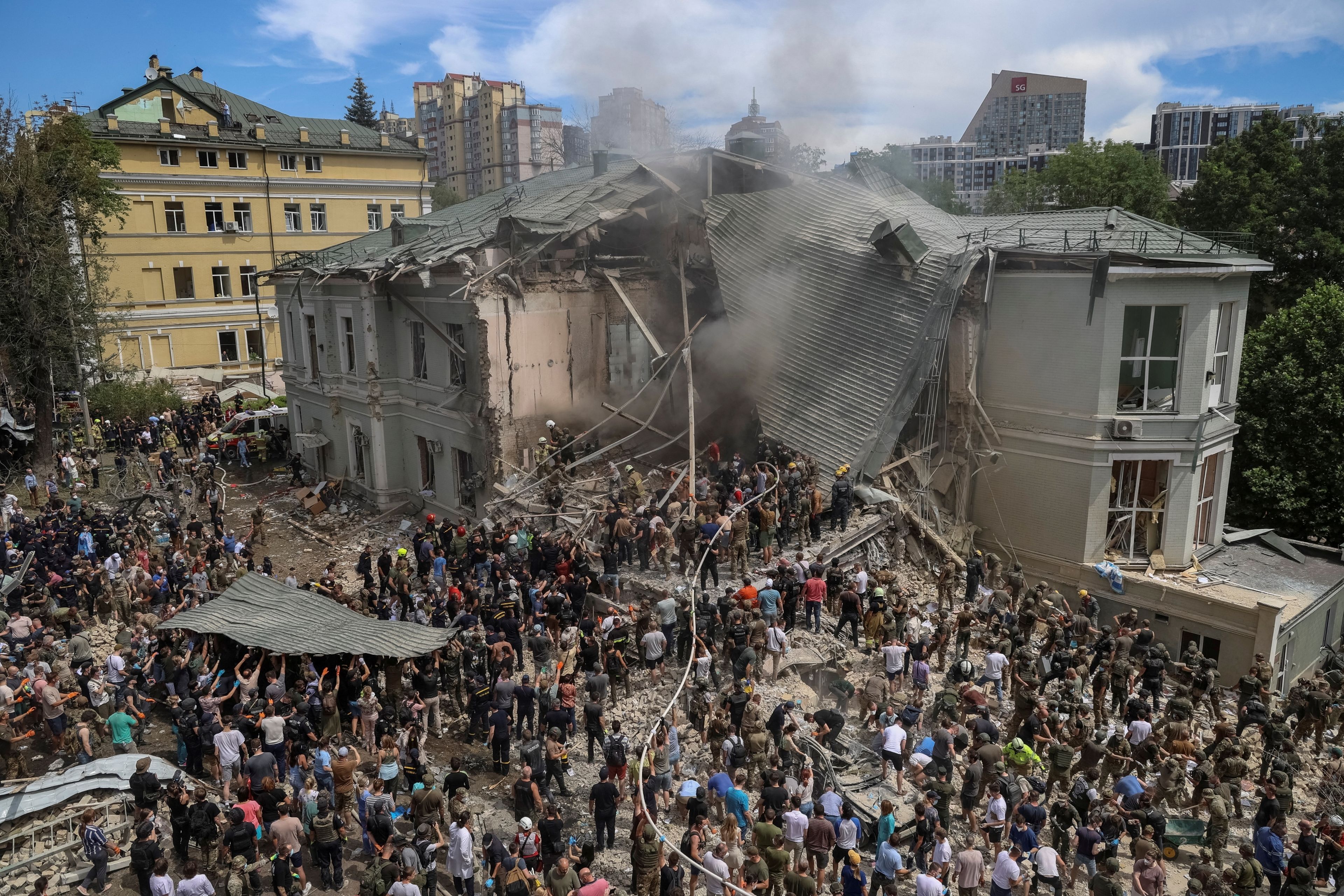 Ataque hospital Kiev