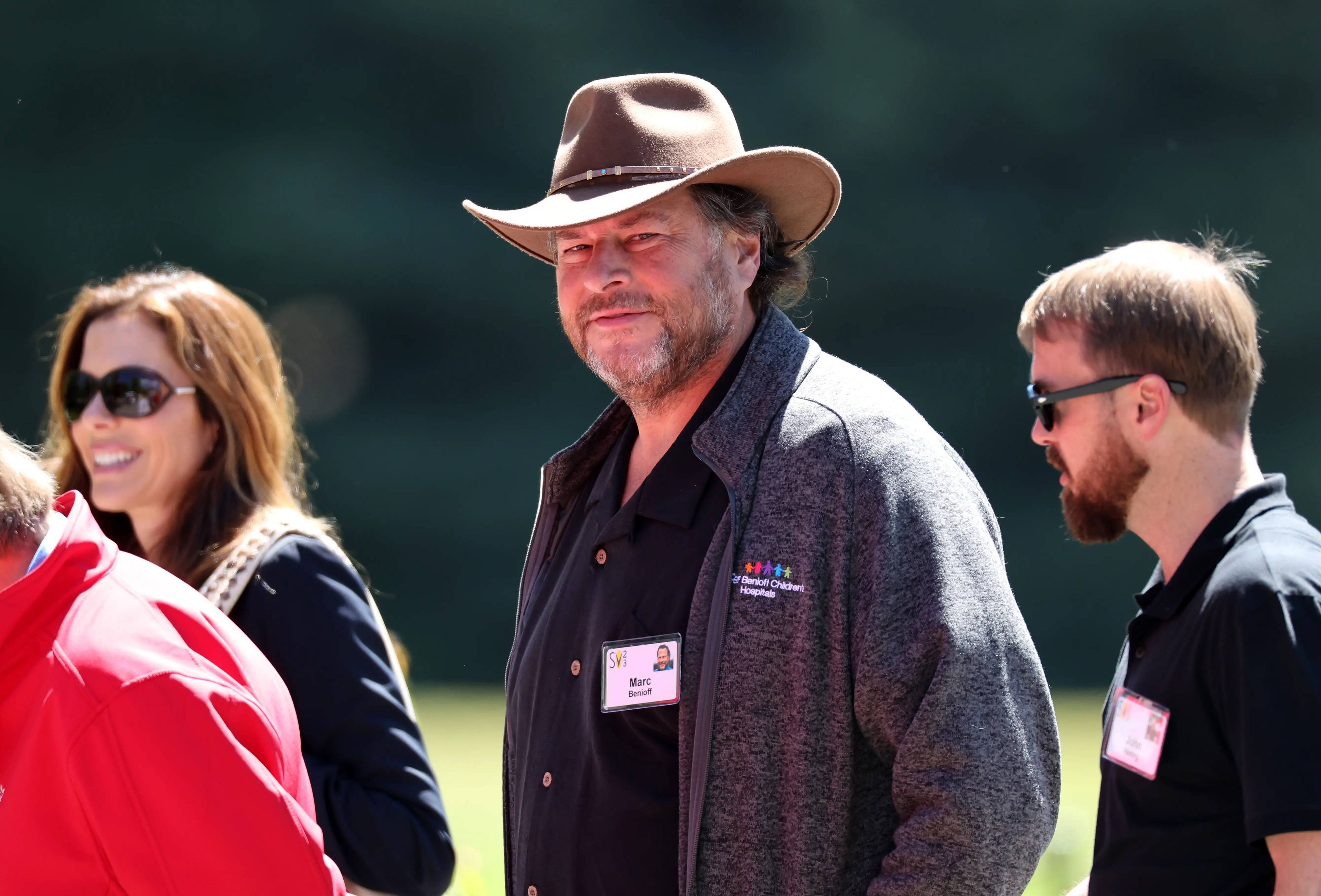 El CEO de Salesforce, Marc Benioff, tenía juguetes en su despacho.