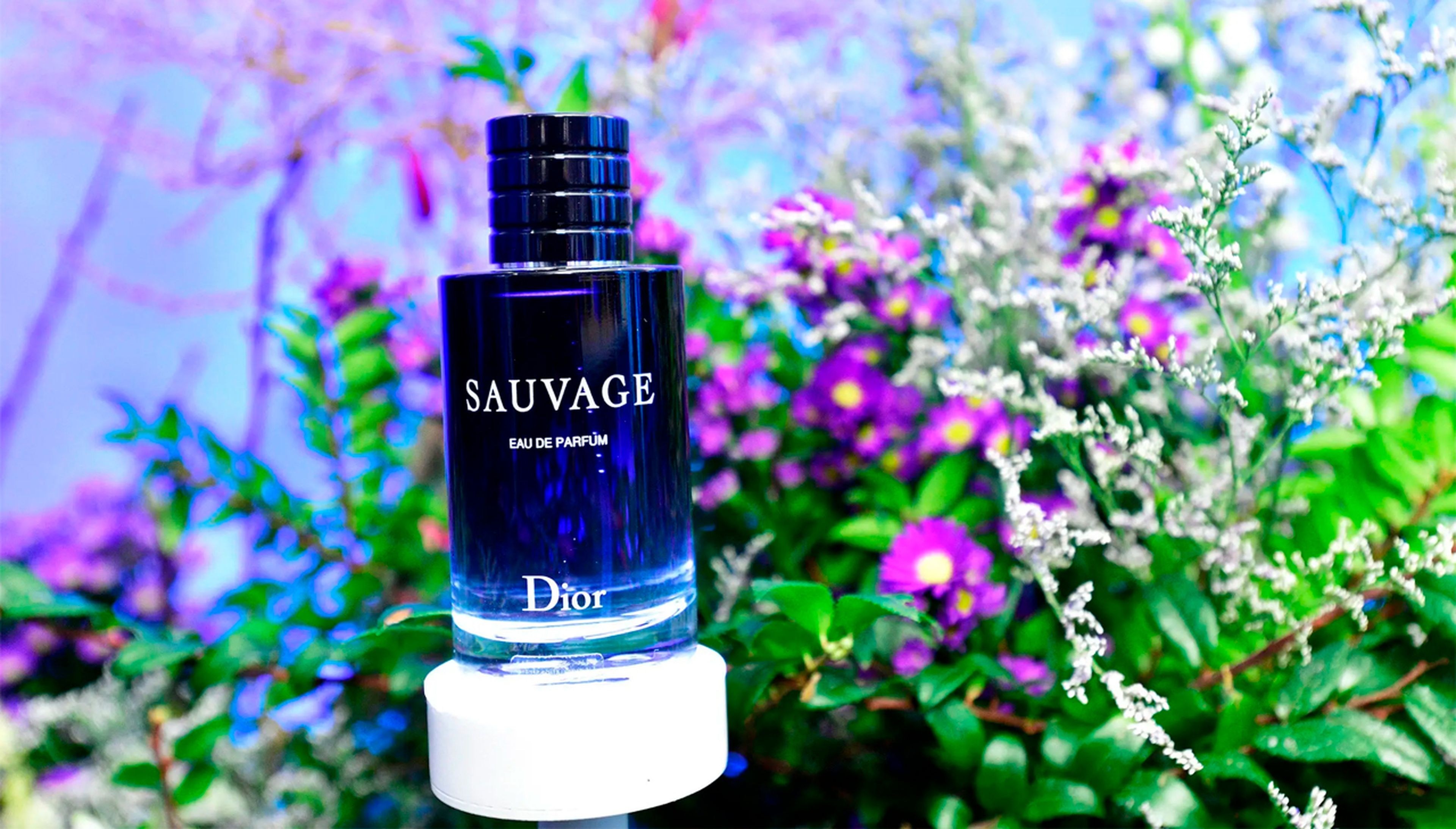 Frasco de perfume Dior Sauvage.