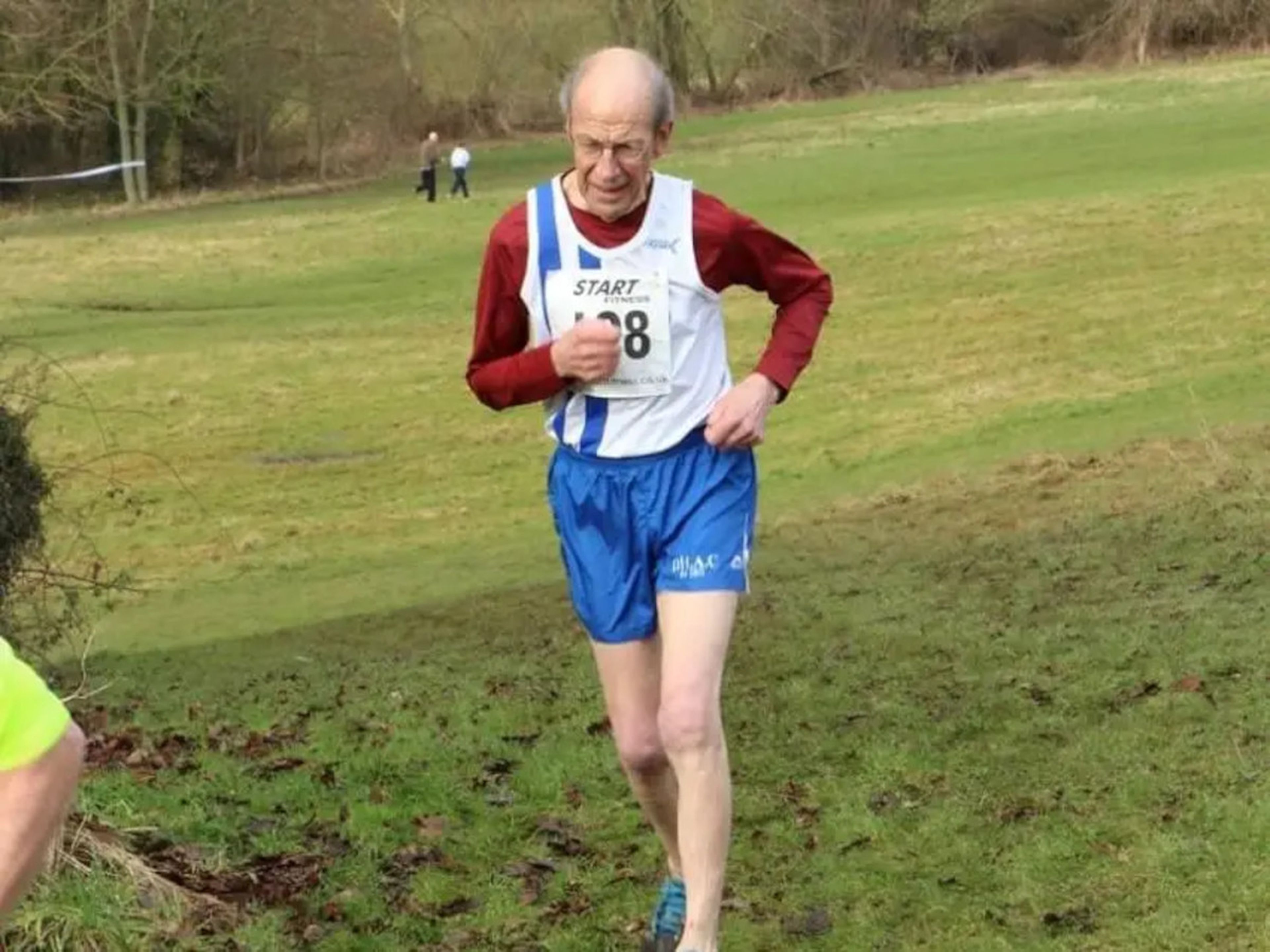 Barnes, de 89 años, empezó a correr de forma competitiva cuando tenía 20 años.