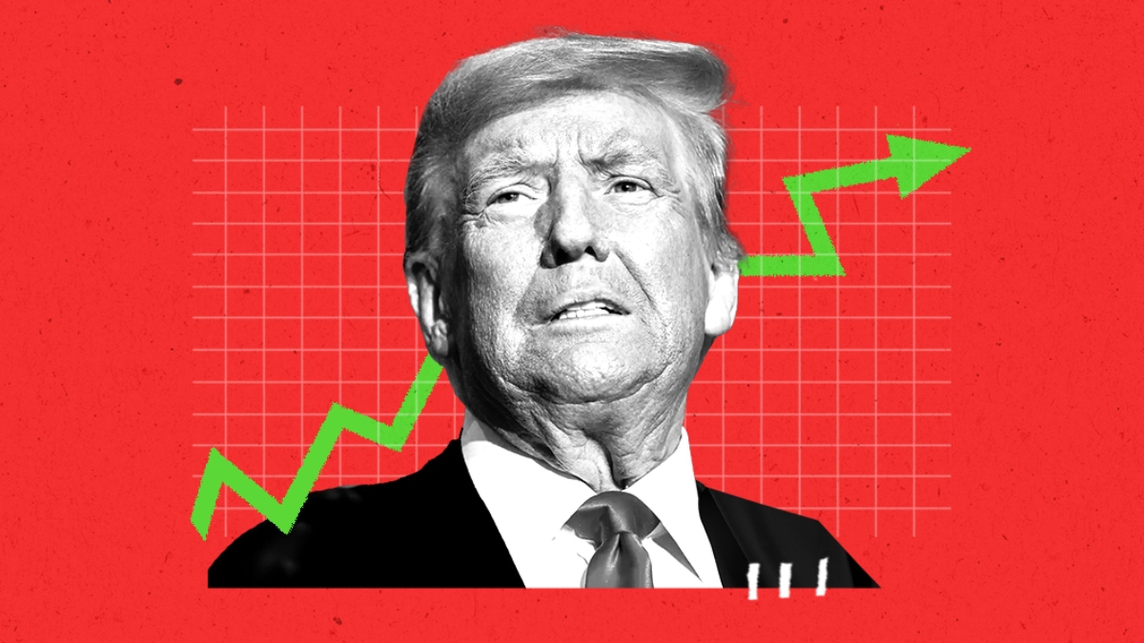 Ilustración Trump Economía