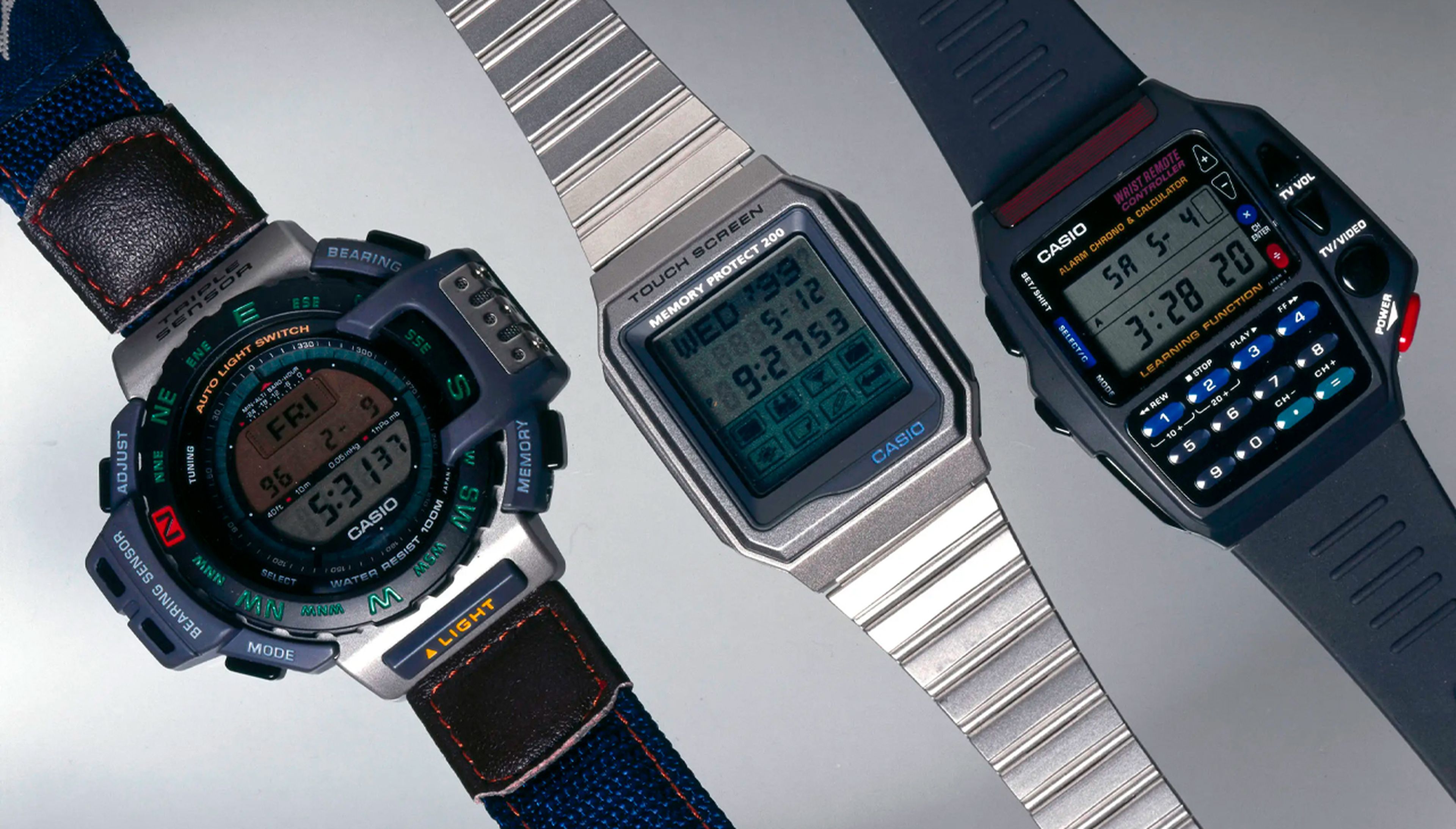 Relojes Casio de los 90.