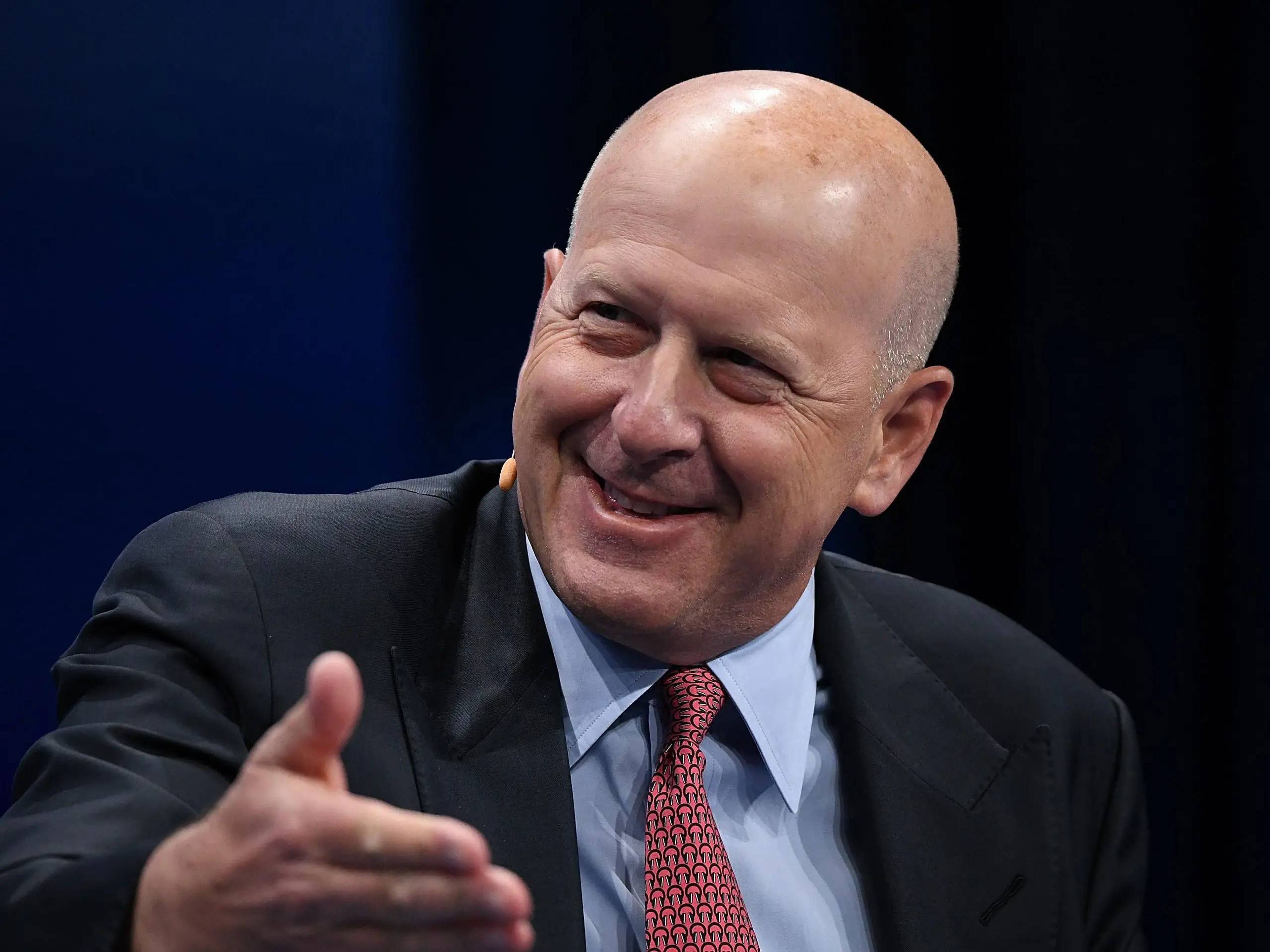 El CEO de Goldman Sachs, David Solomon.