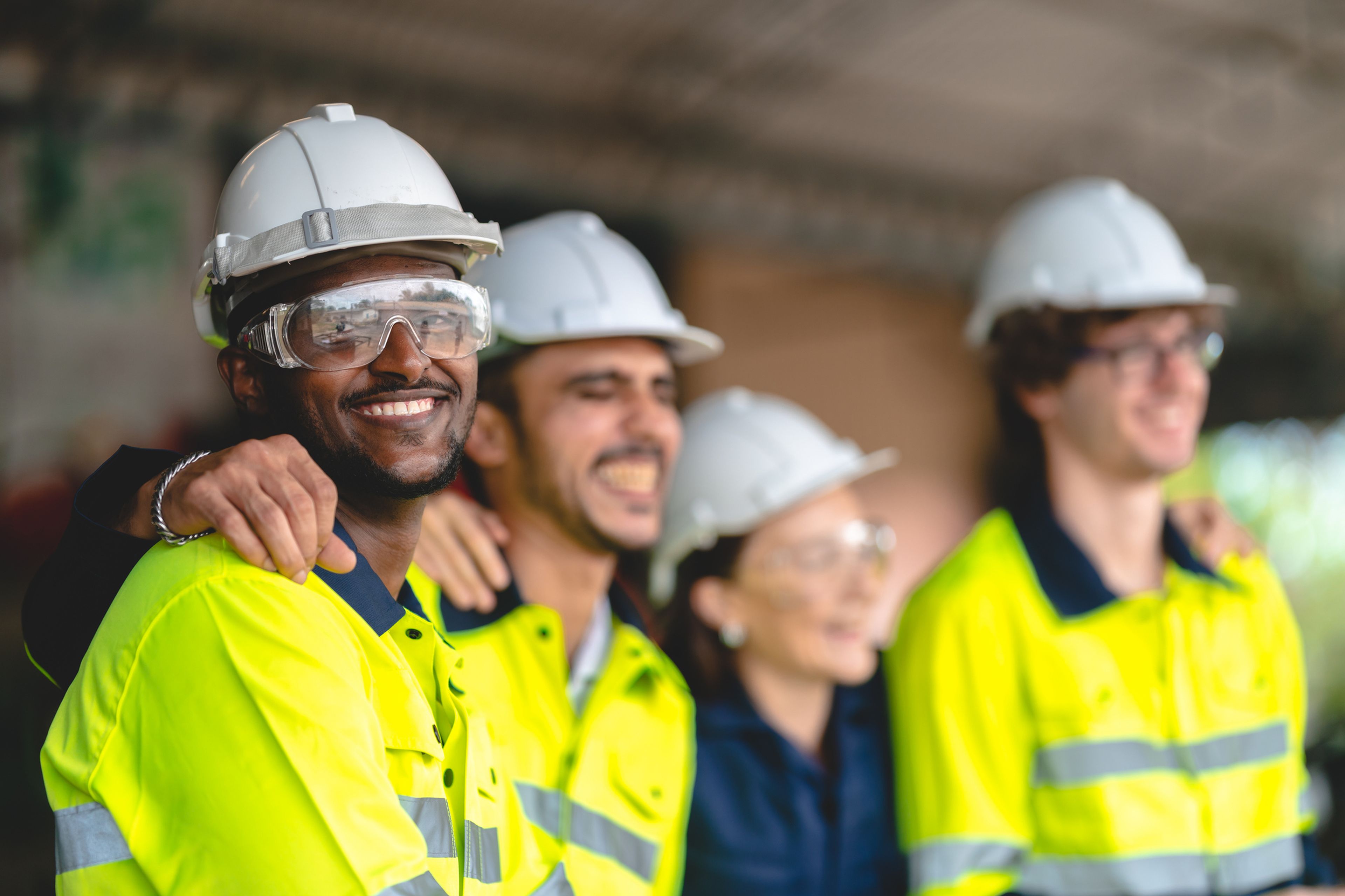 equipo de trabajo, trabajadores, compañeros