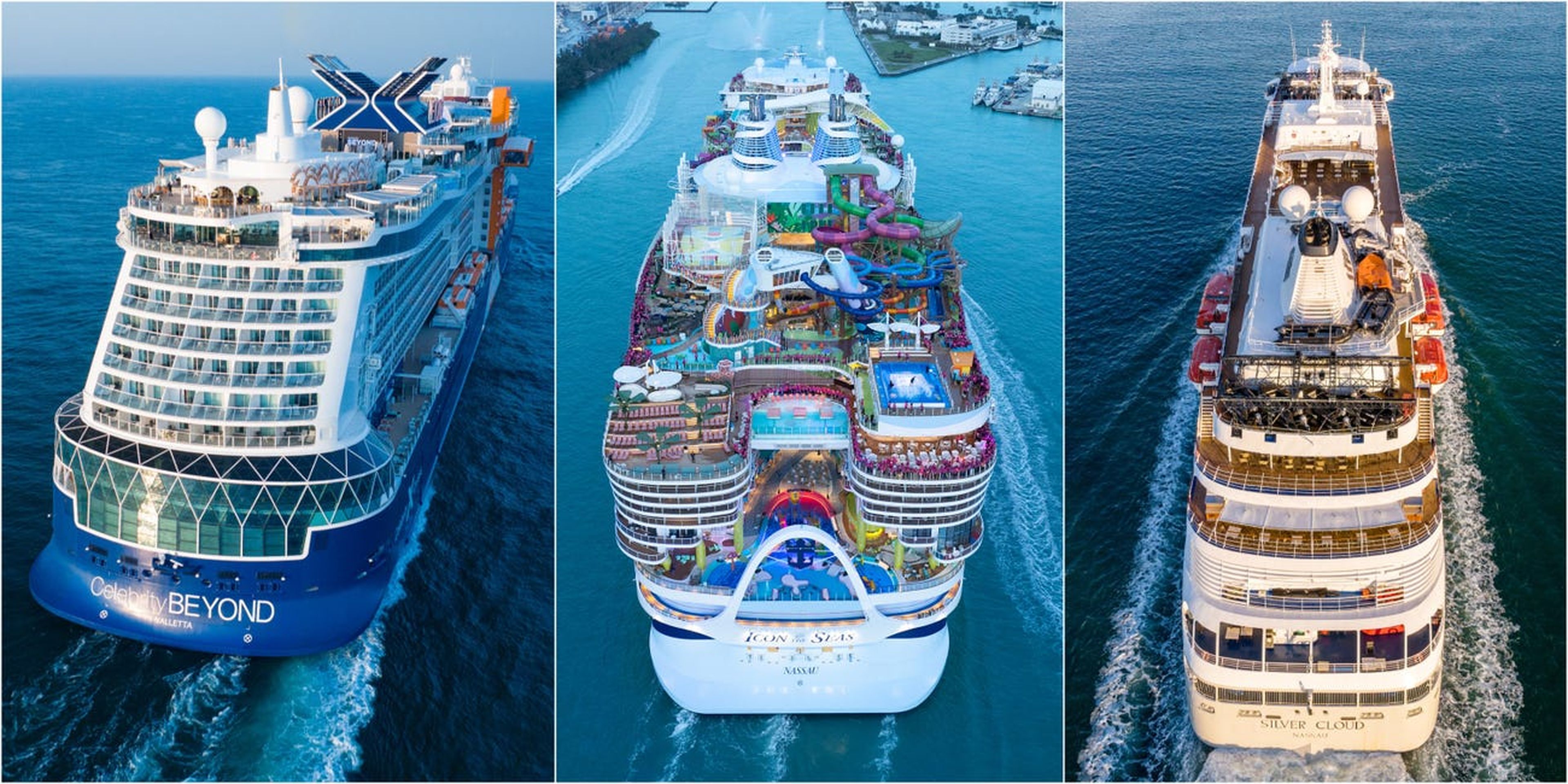 El Grupo Royal Caribbean supervisa tres marcas –Celebrity Cruises, Royal Caribbean International y Silversea– que se dirigen a cruceristas diferentes.