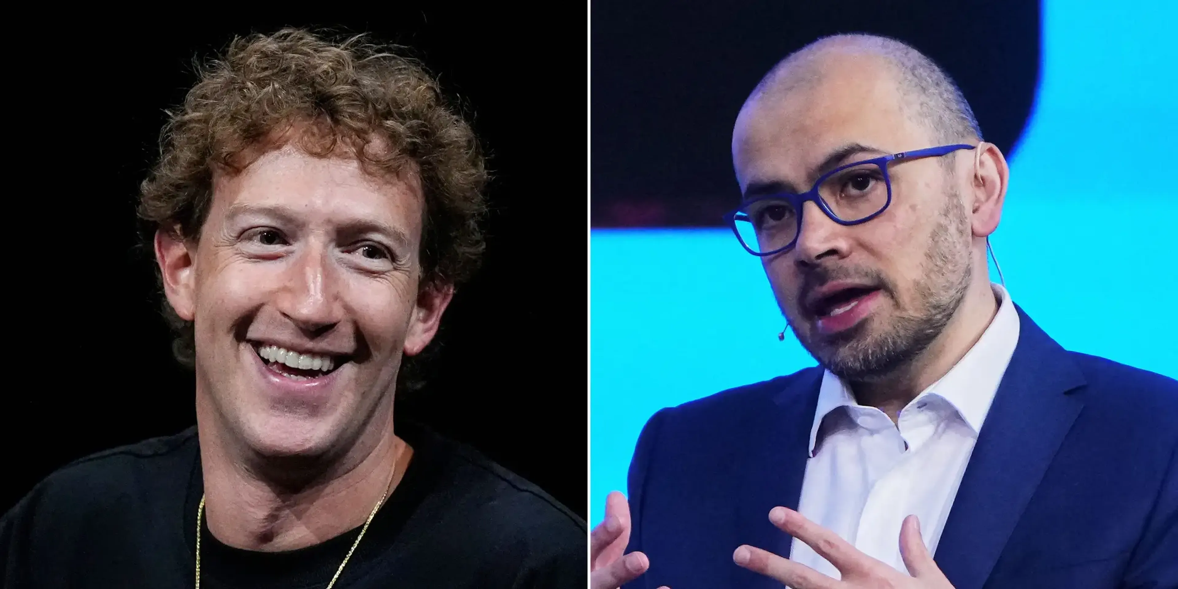 Mark Zuckerberg y Demis Hassabis.