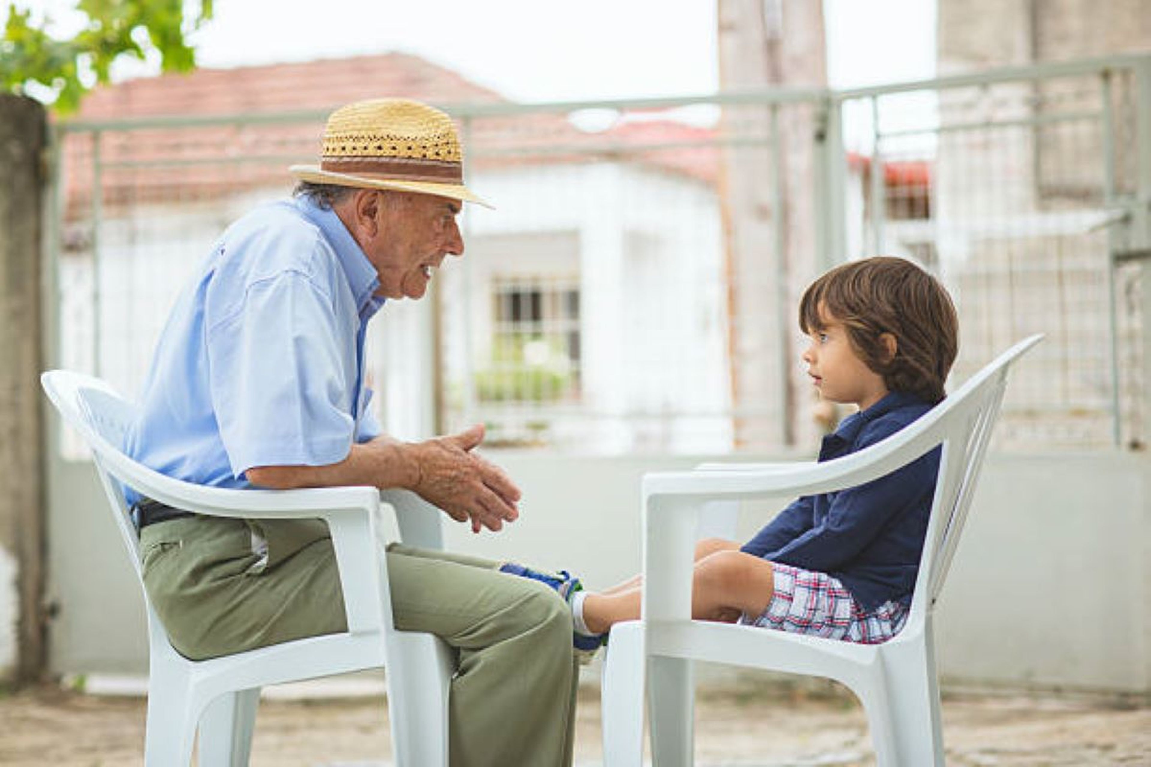 Abuelo y nieto