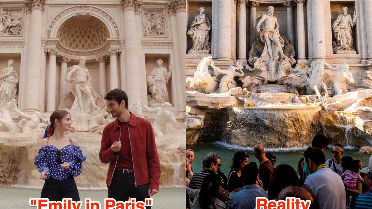 &#39;Emily en París&#39;: estas decepcionantes fotos muestran cómo son realmente 5 rincones de Roma que aparecen en la última temporada