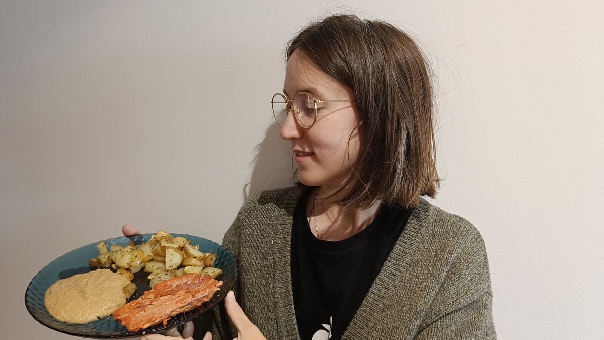 Parece, huele y sabe a pescado: aluciné cocinando en casa el primer filete de salmón vegano impreso en 3D