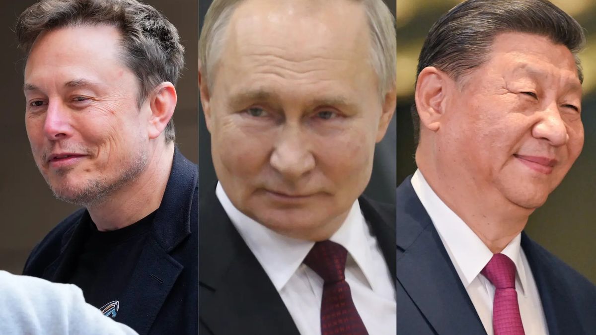 Putin le pidió una vez a Elon Musk que no activara Starlink sobre Taiwán como favor personal a Xi Jinping