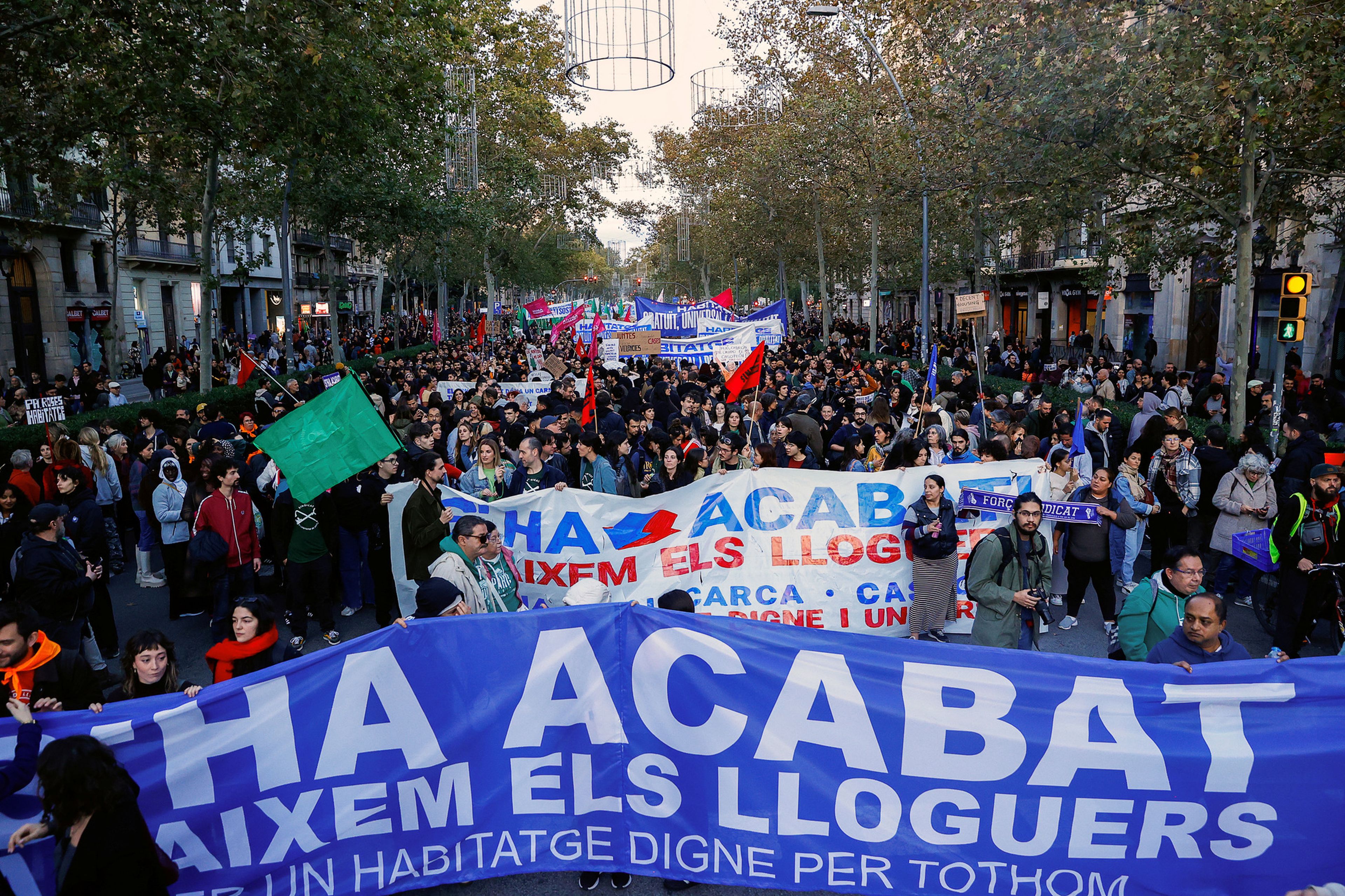 Manifestación vivienda Barcelona