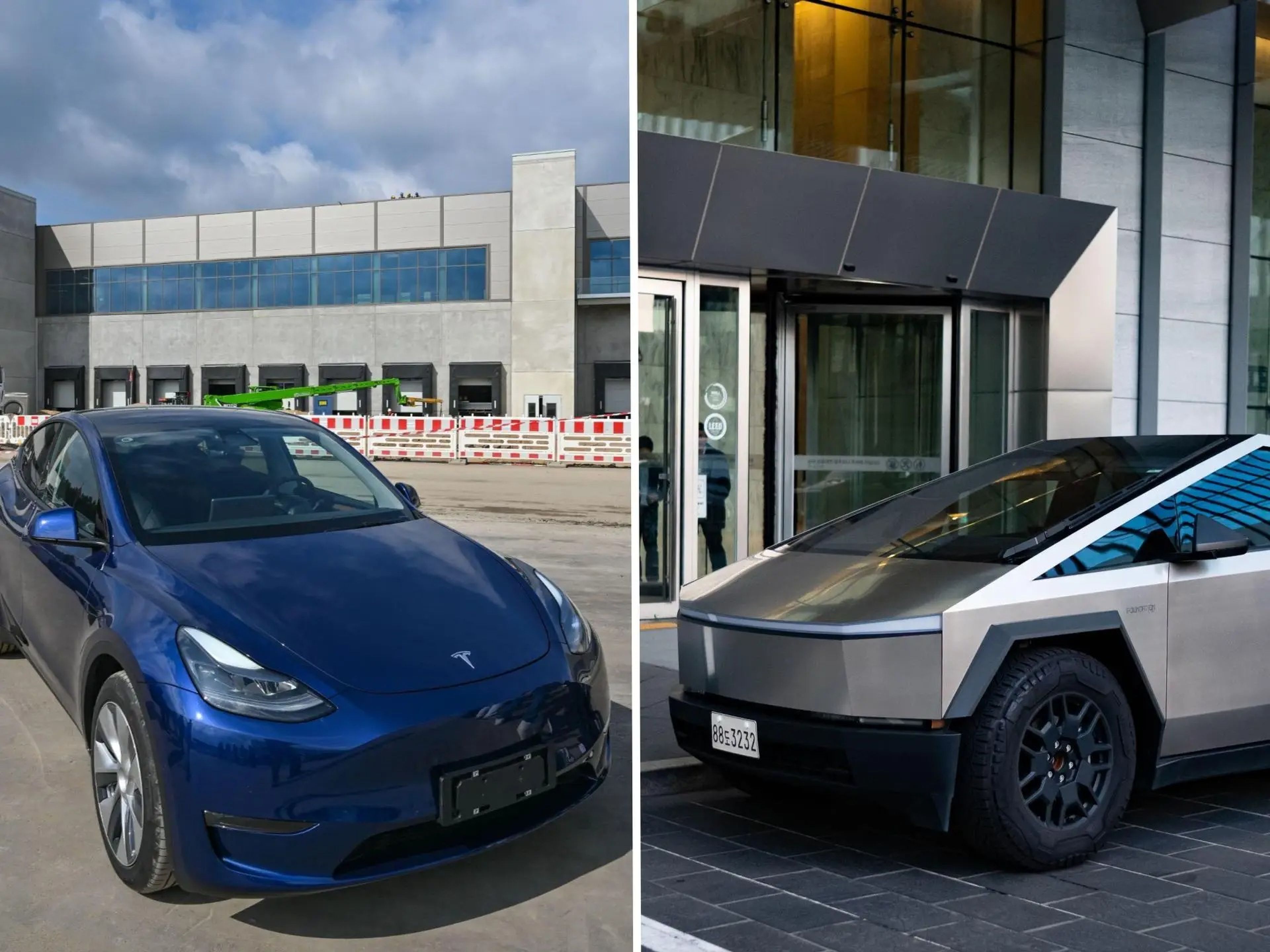 Tesla Model Y y Cybertruck.