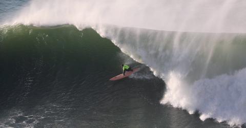 Nick Lamb en el tubo que le valió 10 puntos