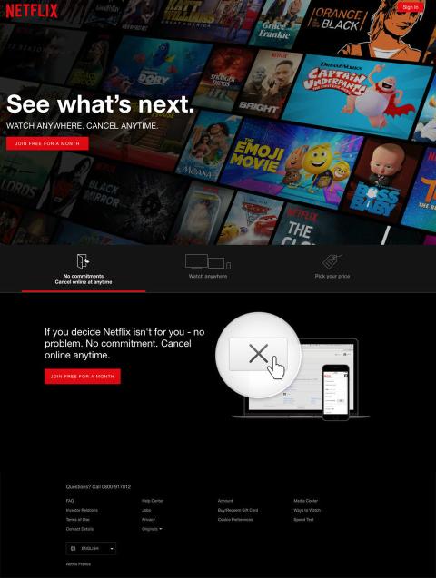 Netflix 2018