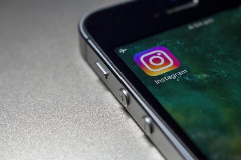 Instagram app en el smartphone