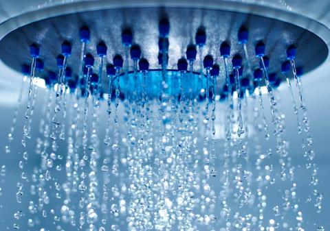 Agua en la ducha Agua en la ducha