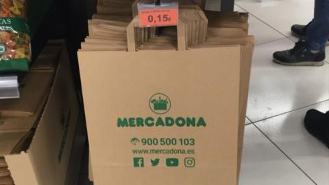 Bolsas de papel de Mercadona Bolsas de papel de Mercadona