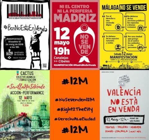 Carteles de 'No se venden'