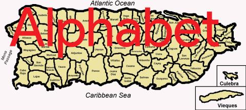 Puerto Rico Alphabet